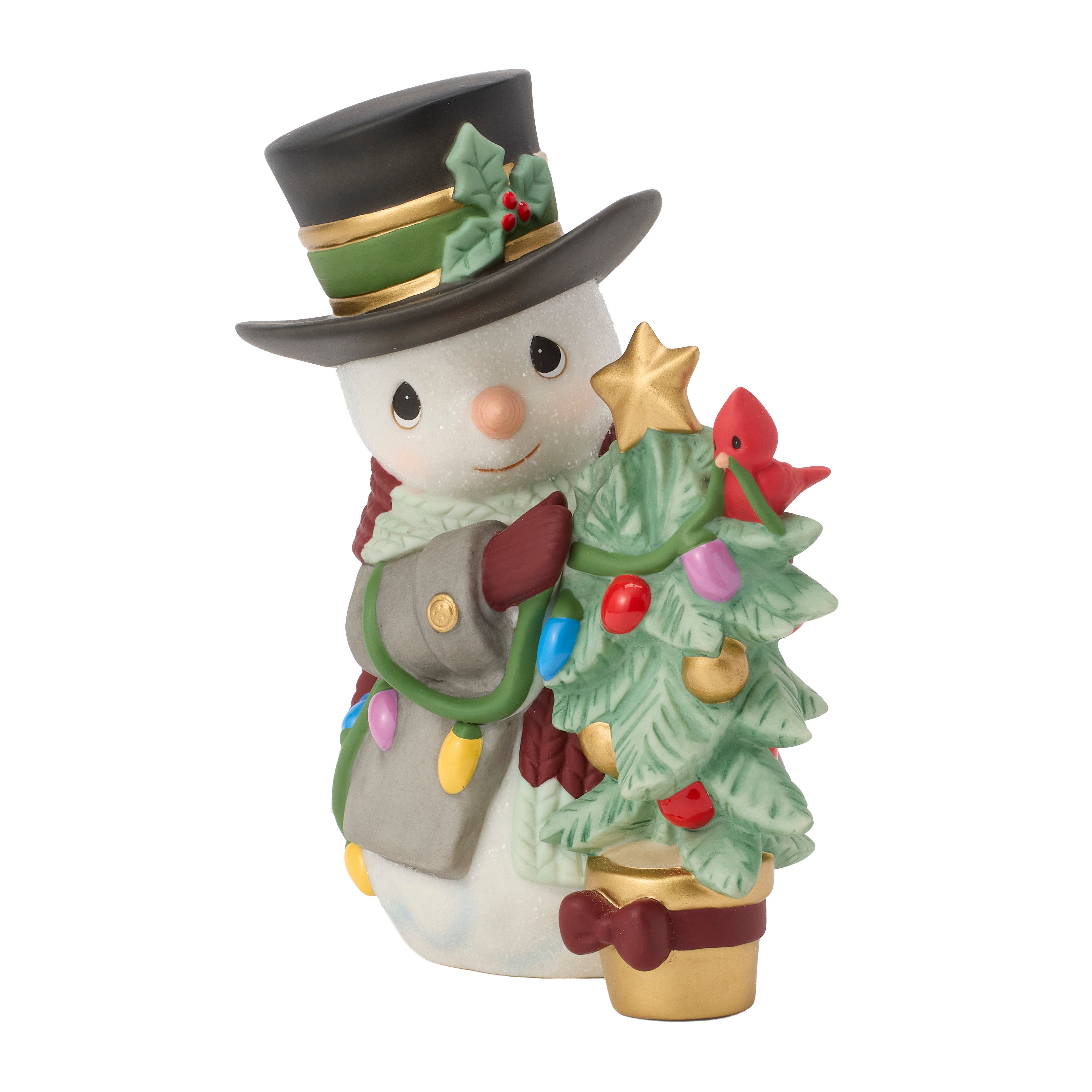 Even The Smallest Tree Can Shine The Brightest With Love Annual Snowman Figurine