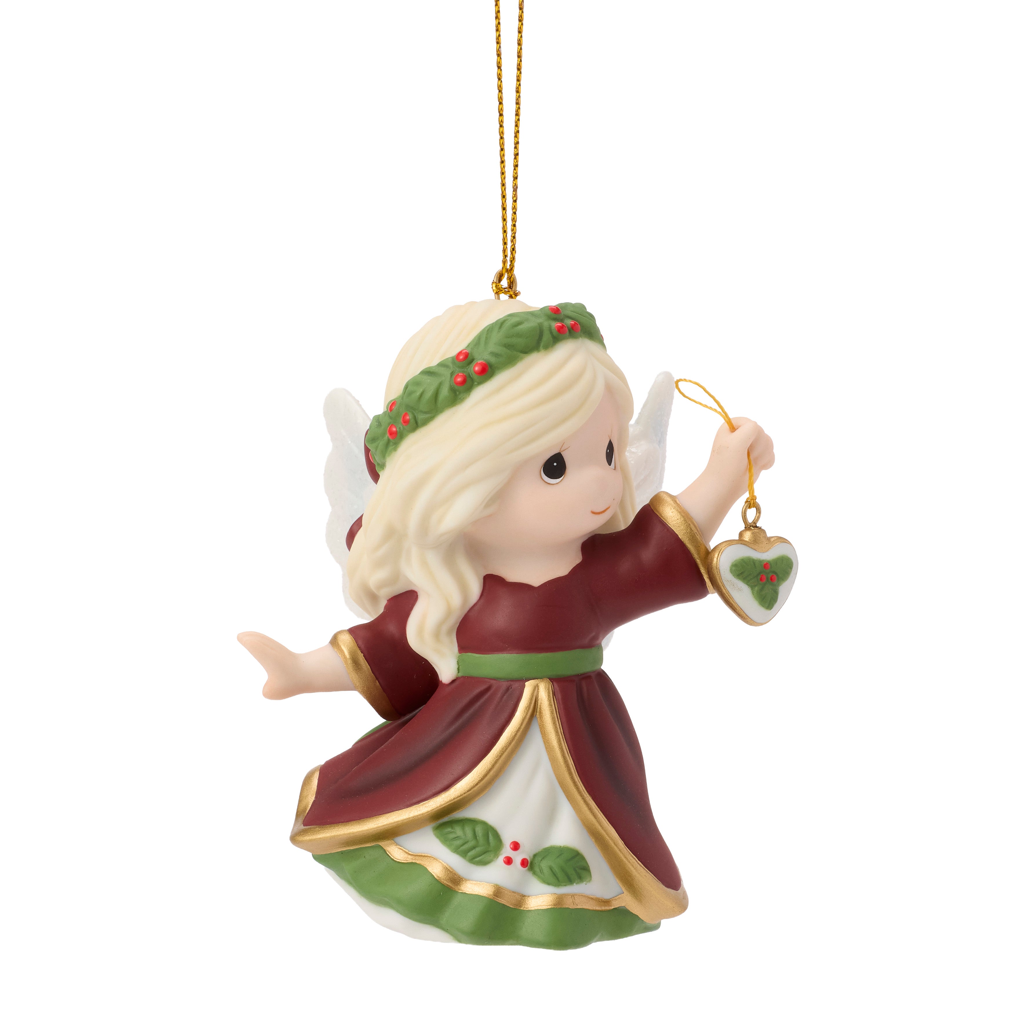 Heartfelt Christmas Wishes Annual Angel Ornament