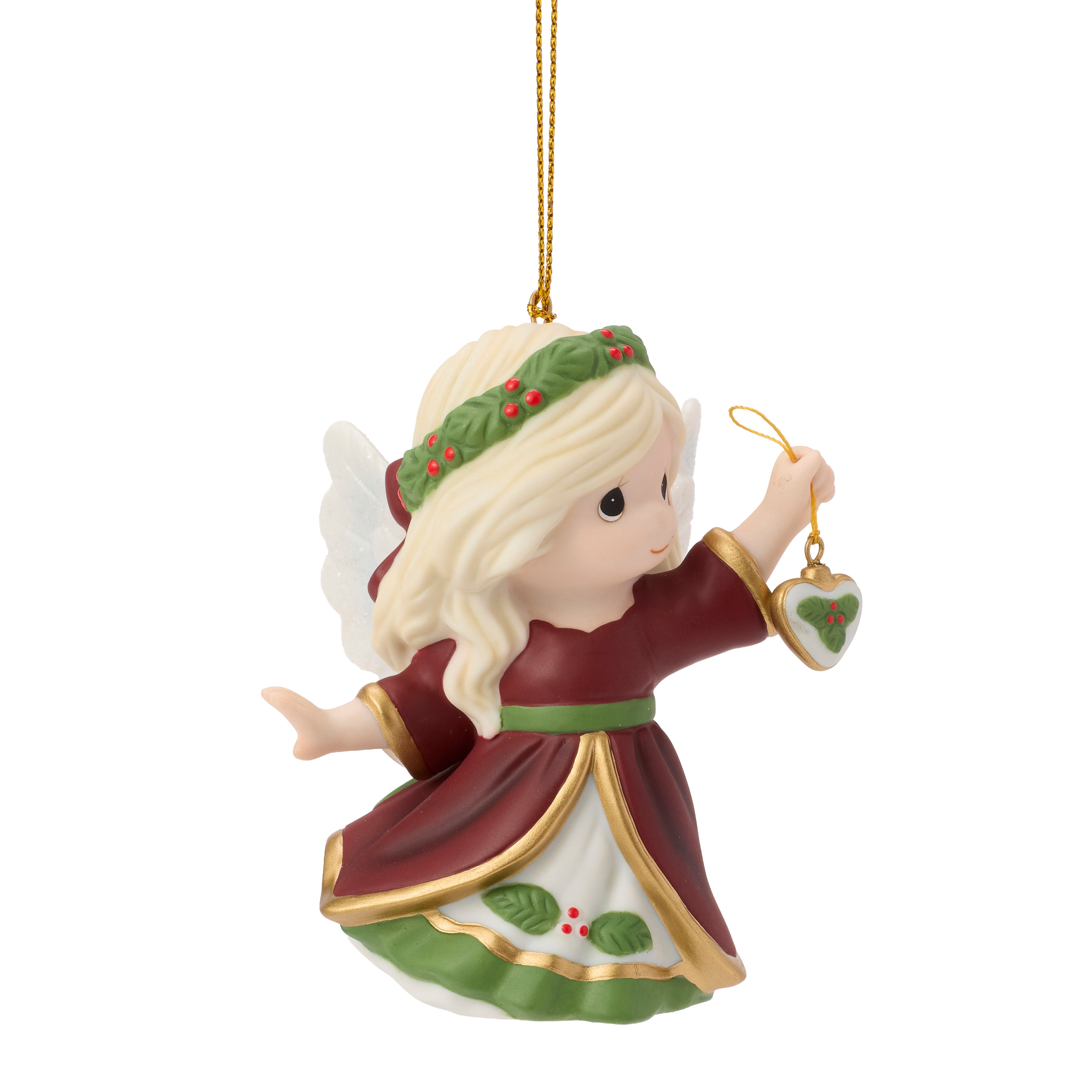 Heartfelt Christmas Wishes Annual Angel Ornament