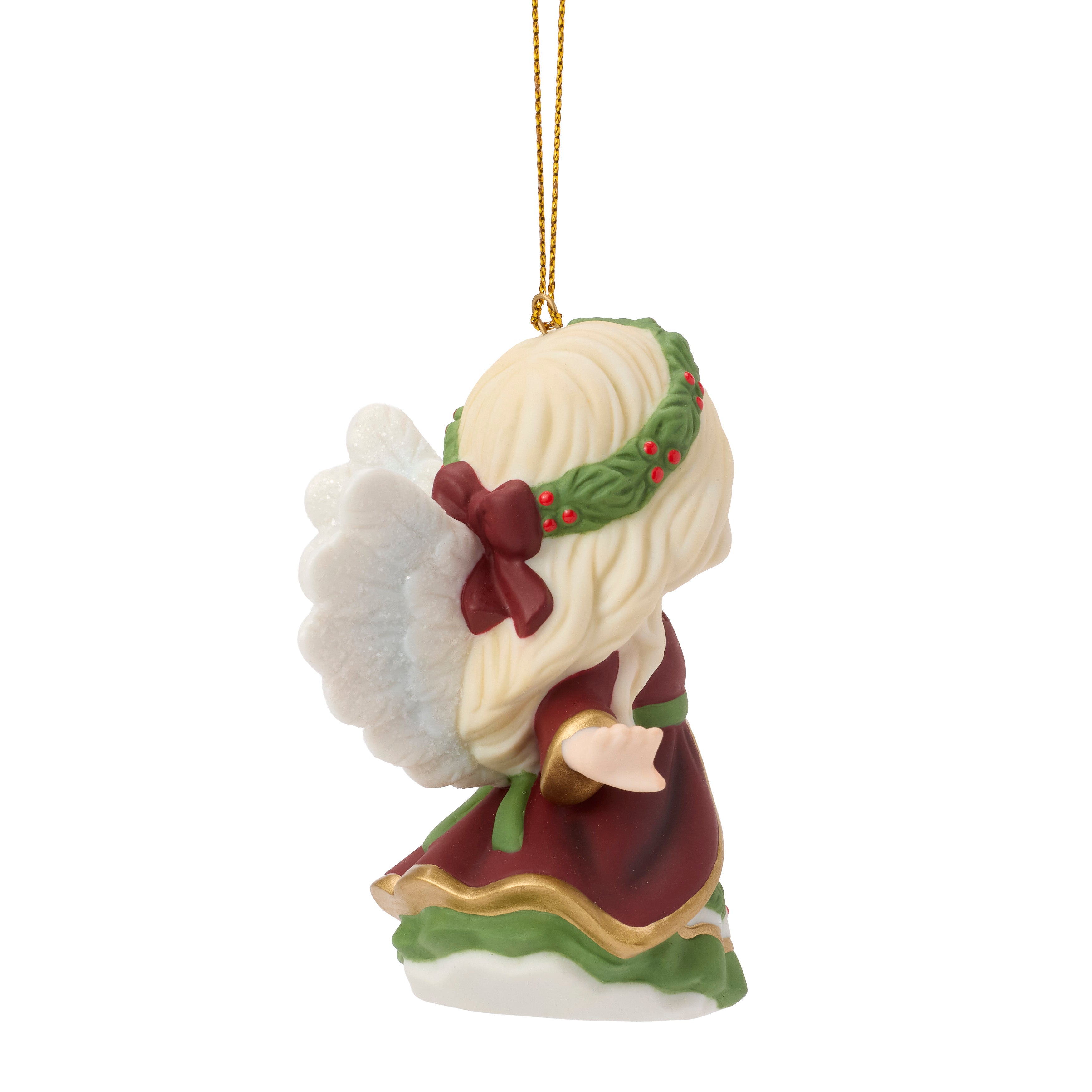 Heartfelt Christmas Wishes Annual Angel Ornament