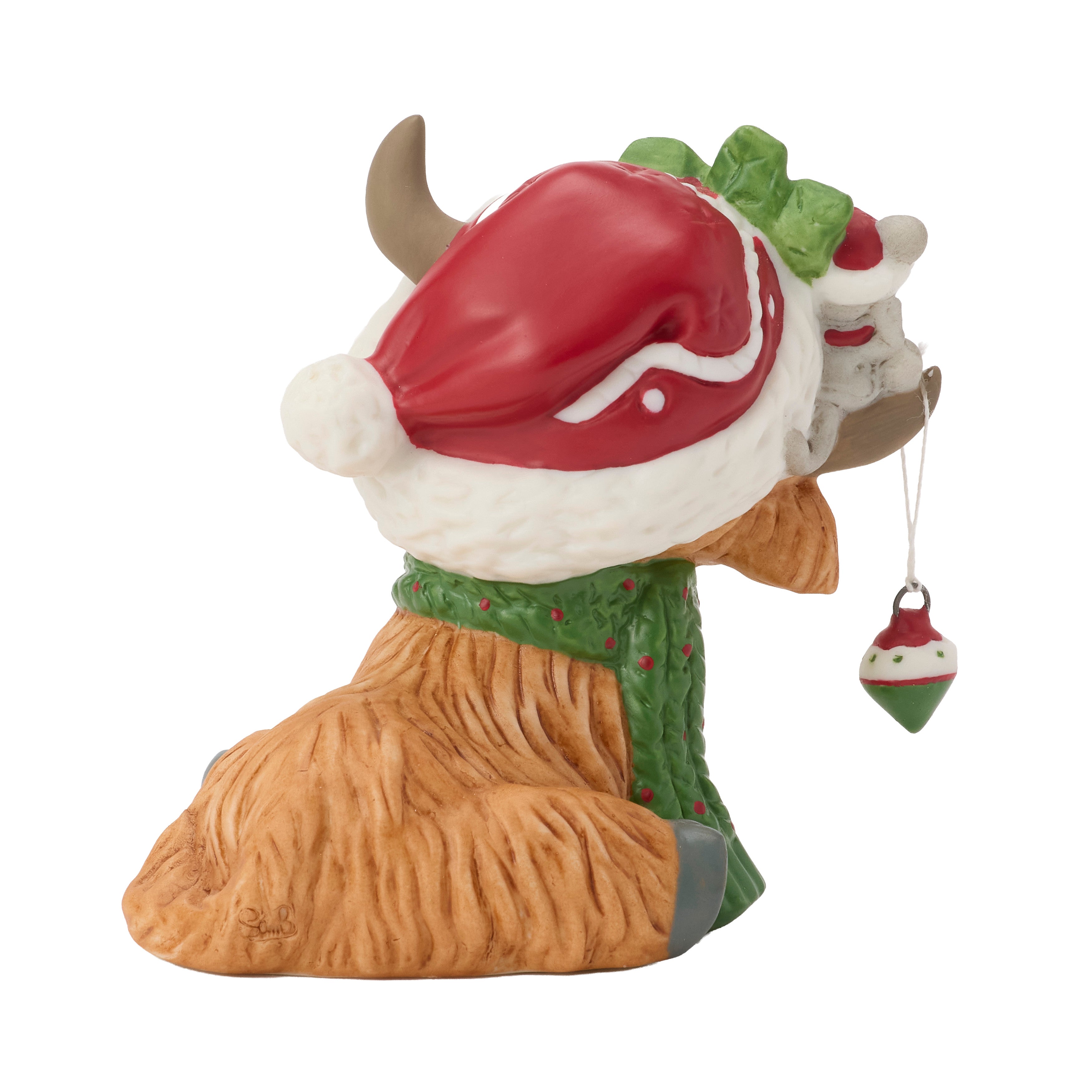 Moo-ey Christmas Figurine