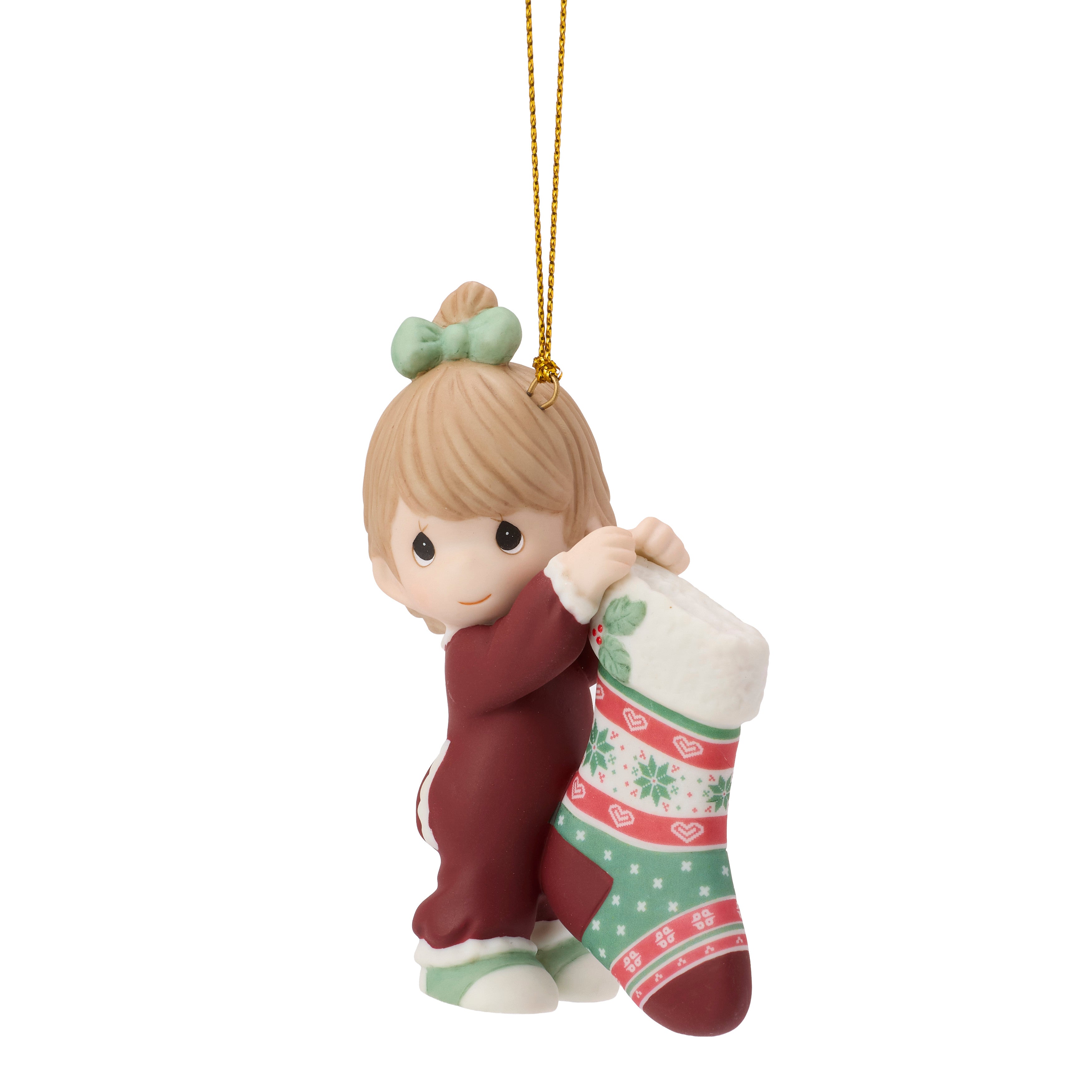 It's Beginning To Look A Lot Like Christmas Girl Ornament