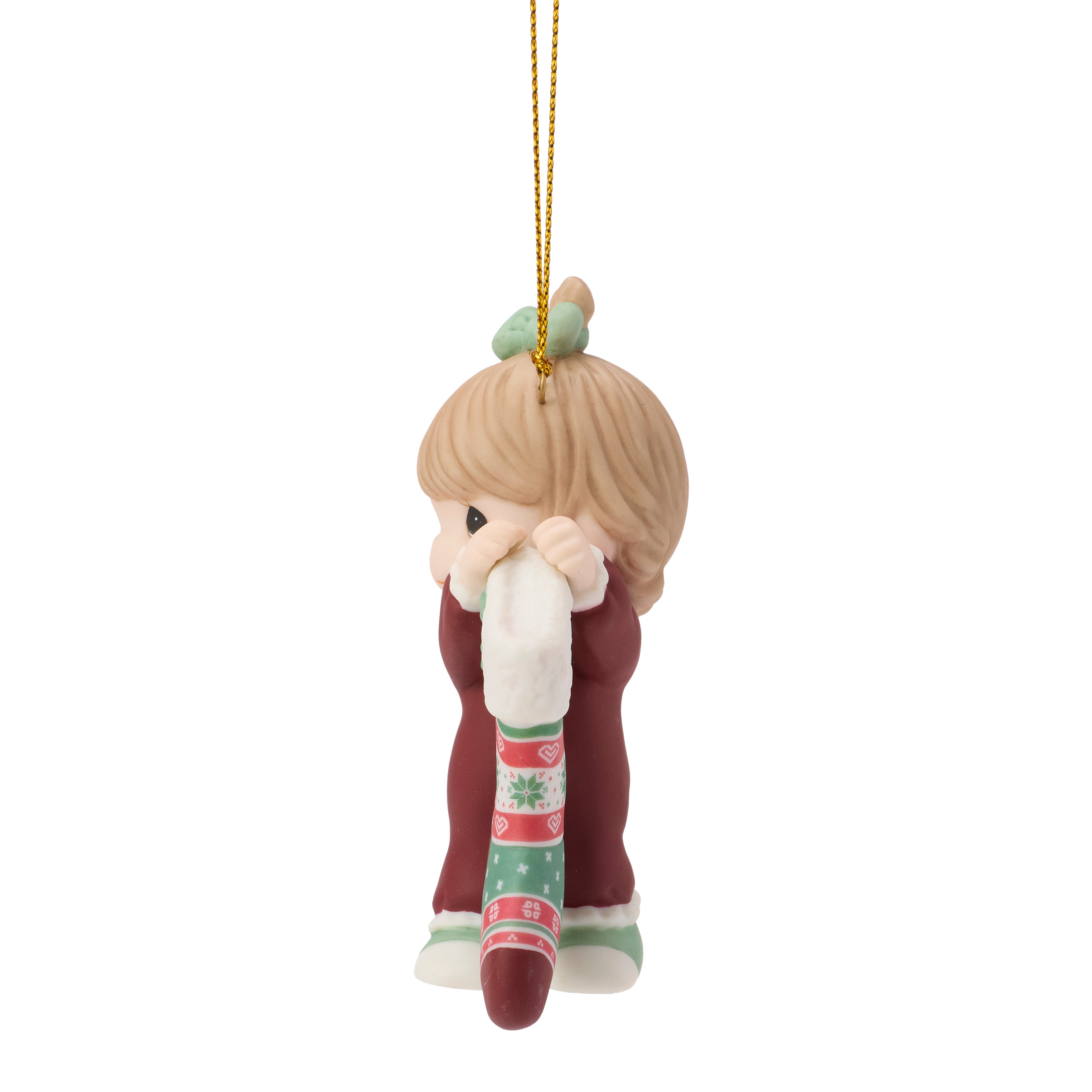 It's Beginning To Look A Lot Like Christmas Girl Ornament