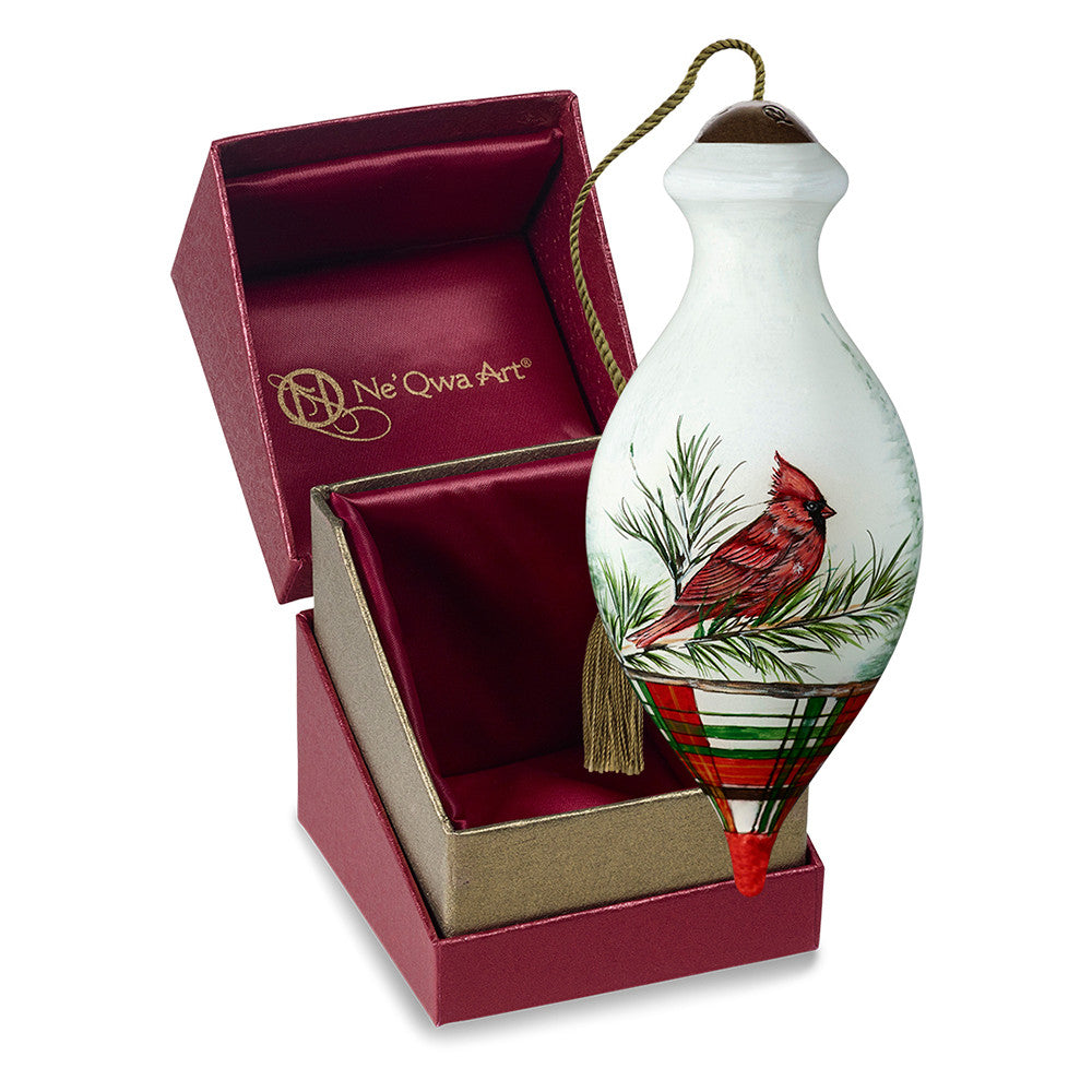 Woodland Lodge Cardinal Ornament - Image