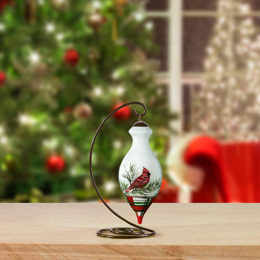 Woodland Lodge Cardinal Ornament - Image