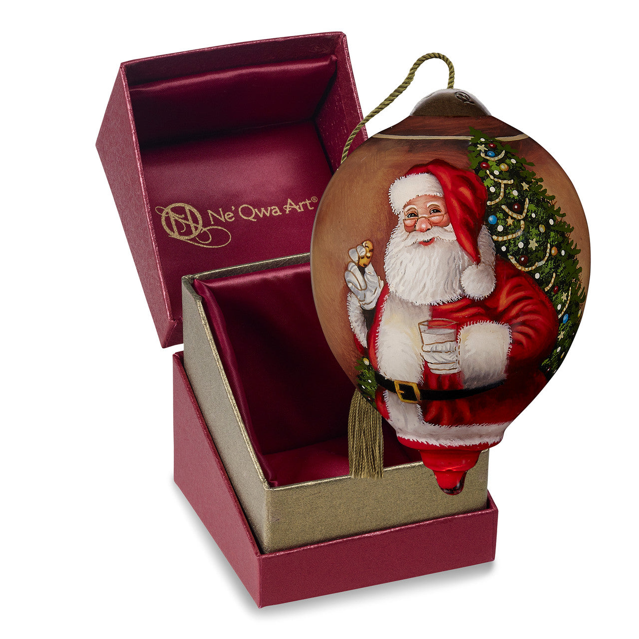 Milk And Cookies For Santa Ornament - Image
