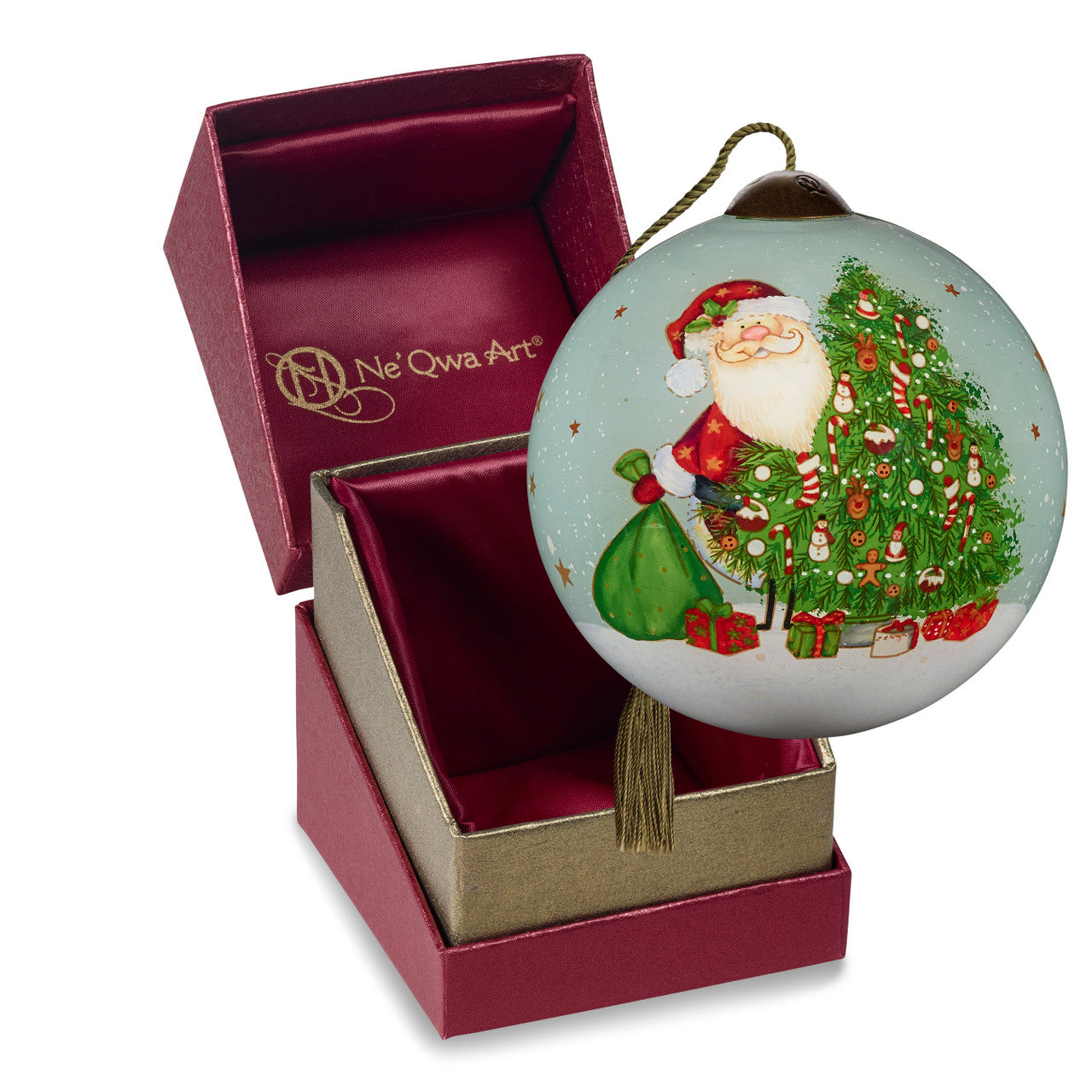 Santa Surprise Ornament - Image