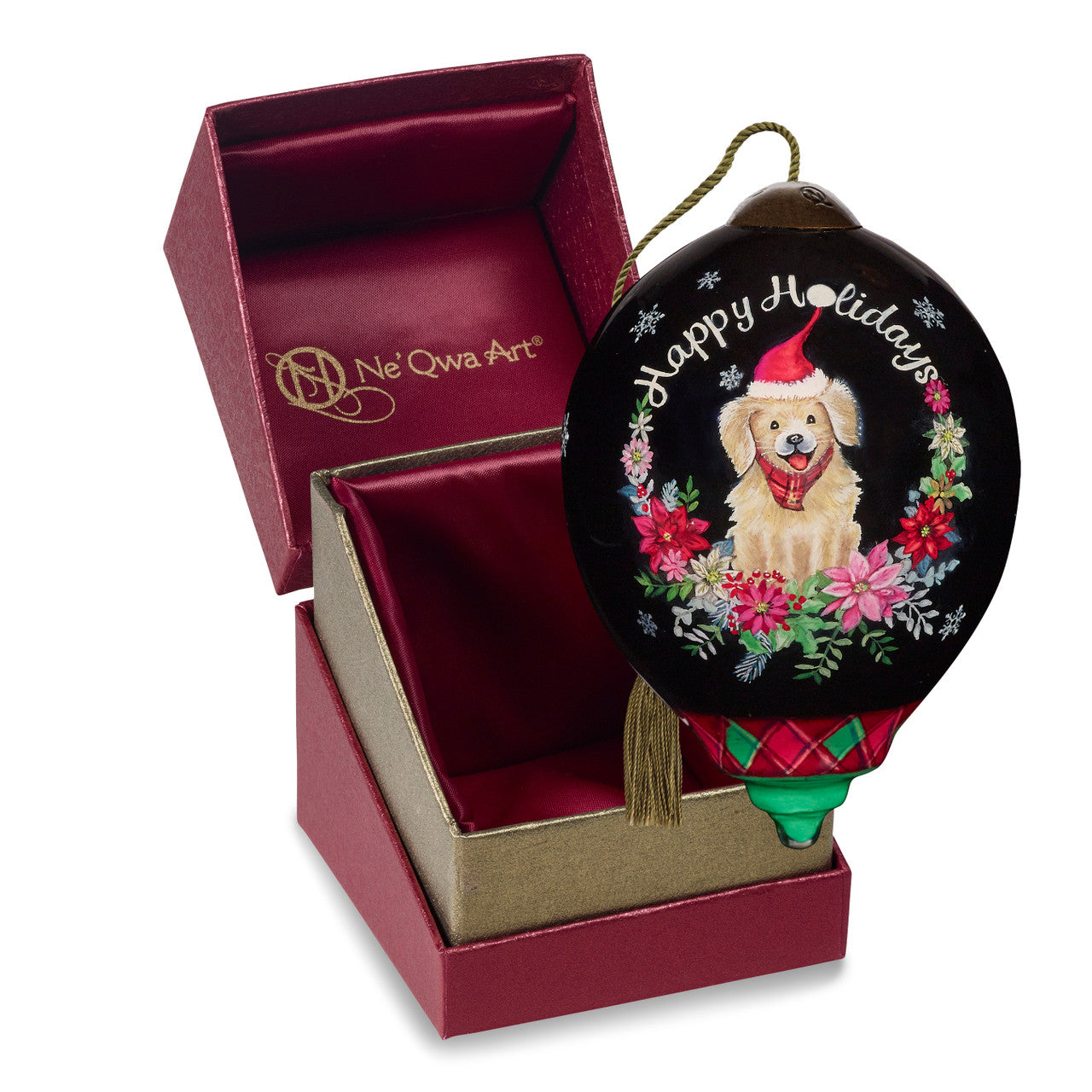We Woof You A Merry Christmas Ornament - Image