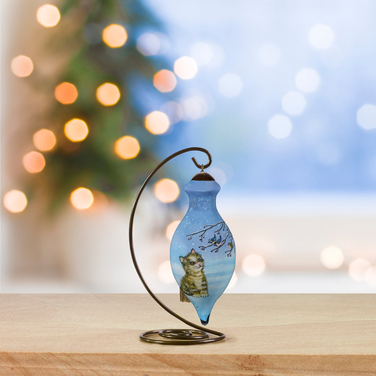 We Wish You A Meow-y Christmas Ornament - Image