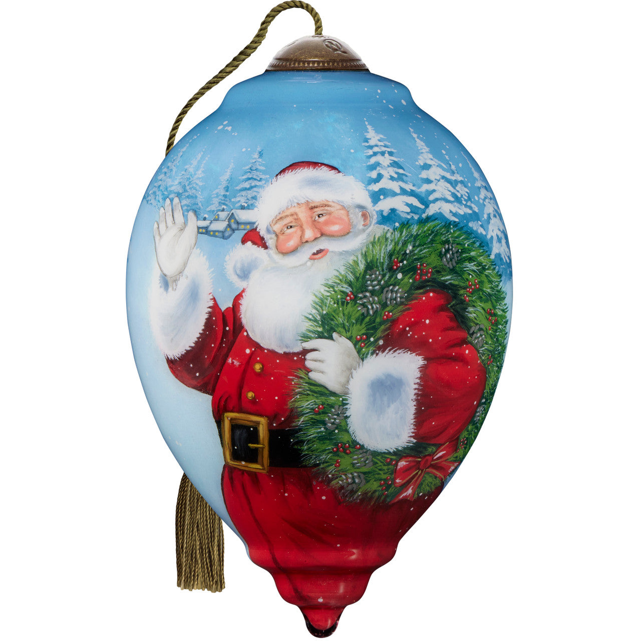 Ne'Qwa Art 7241106 Holiday Greetings Hazel Lincoln Hand-Painted