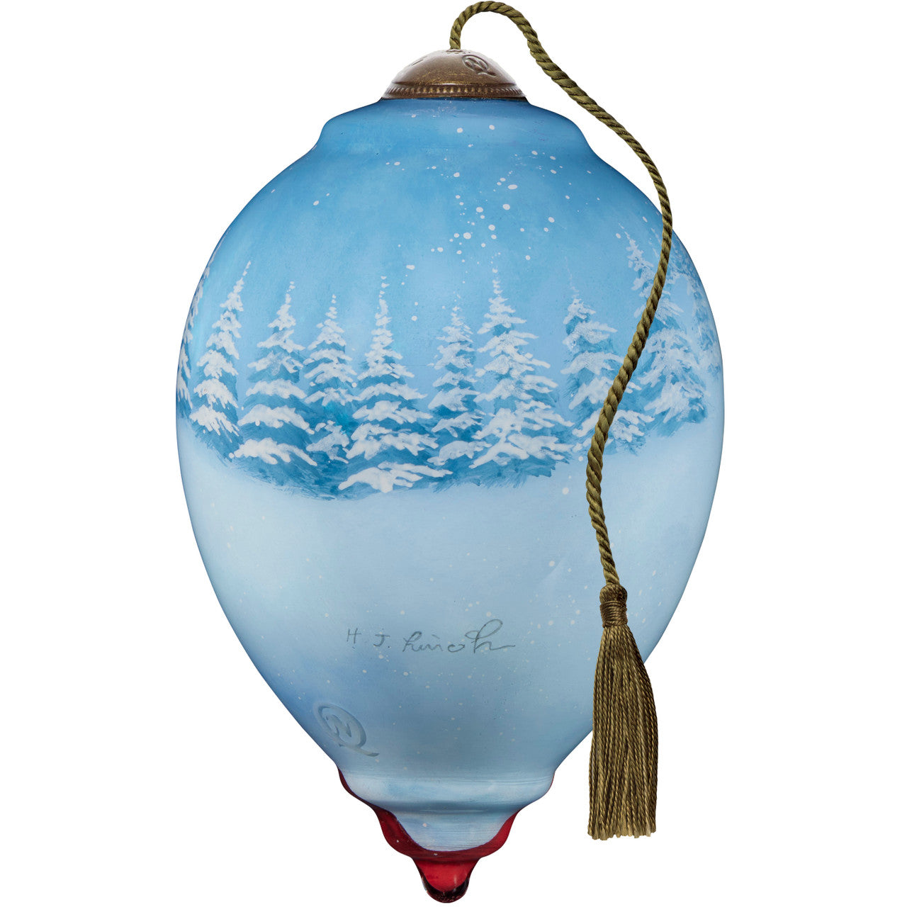 Ne'Qwa Art 7241106 Holiday Greetings Hazel Lincoln Hand-Painted