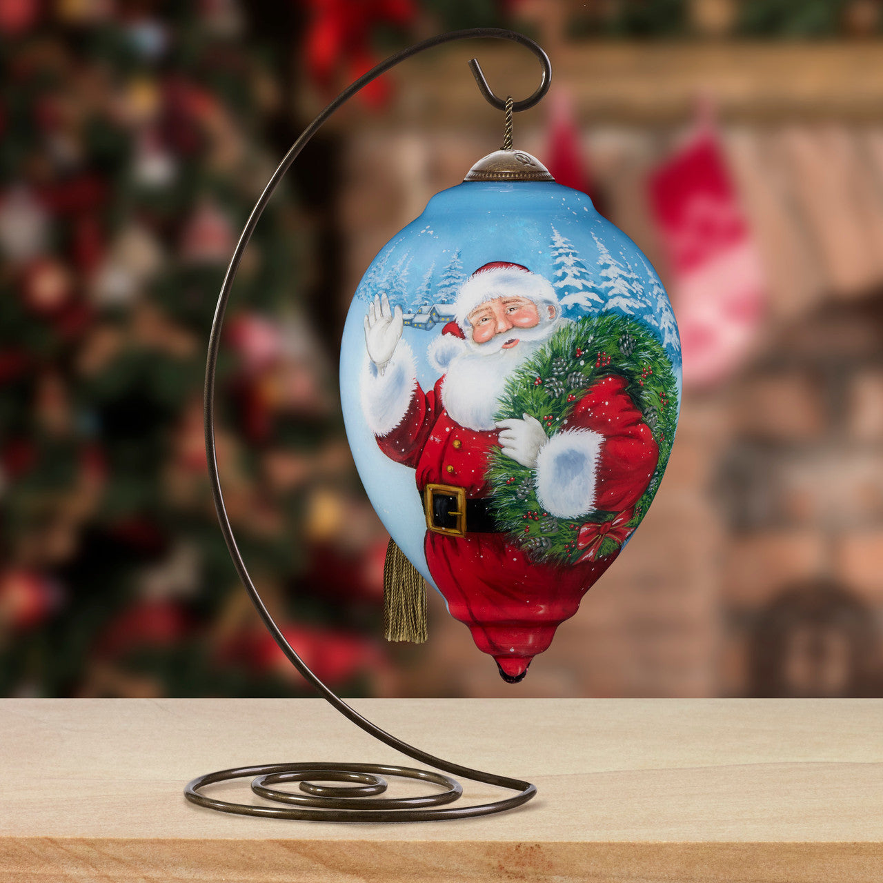 Ne'Qwa Art 7241106 Holiday Greetings Hazel Lincoln Hand-Painted