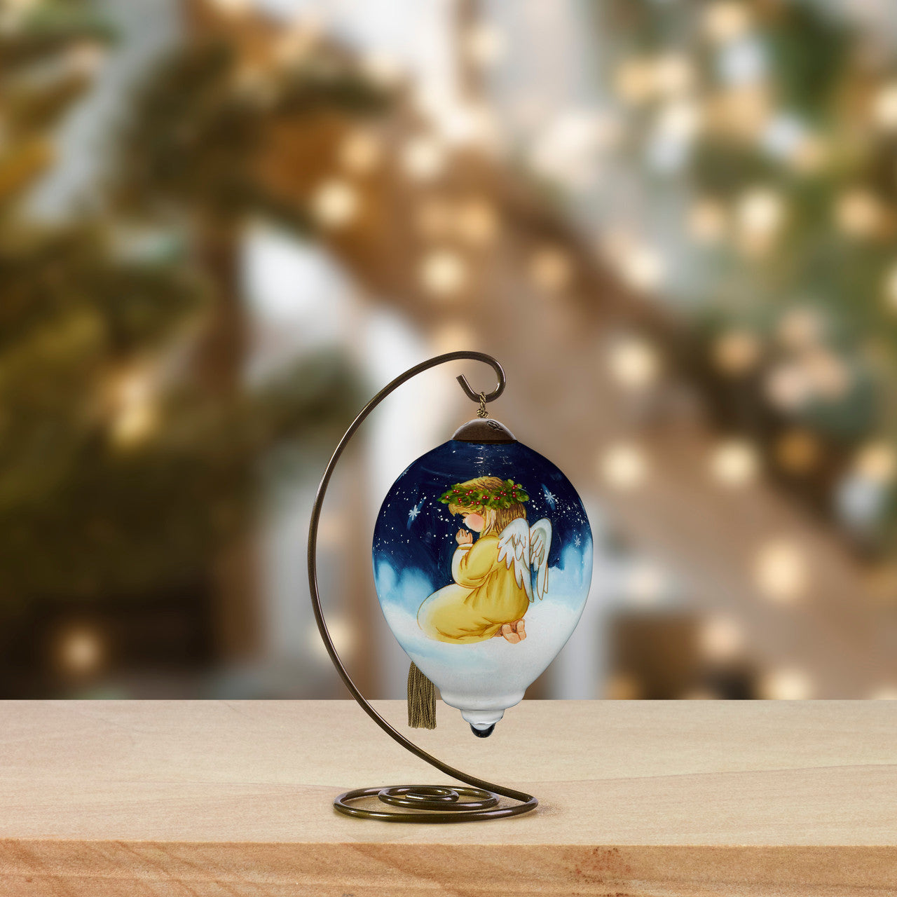 Ne'Qwa Art 7241121 A Quiet Prayer Hazel Lincoln Hand-Painted Blown