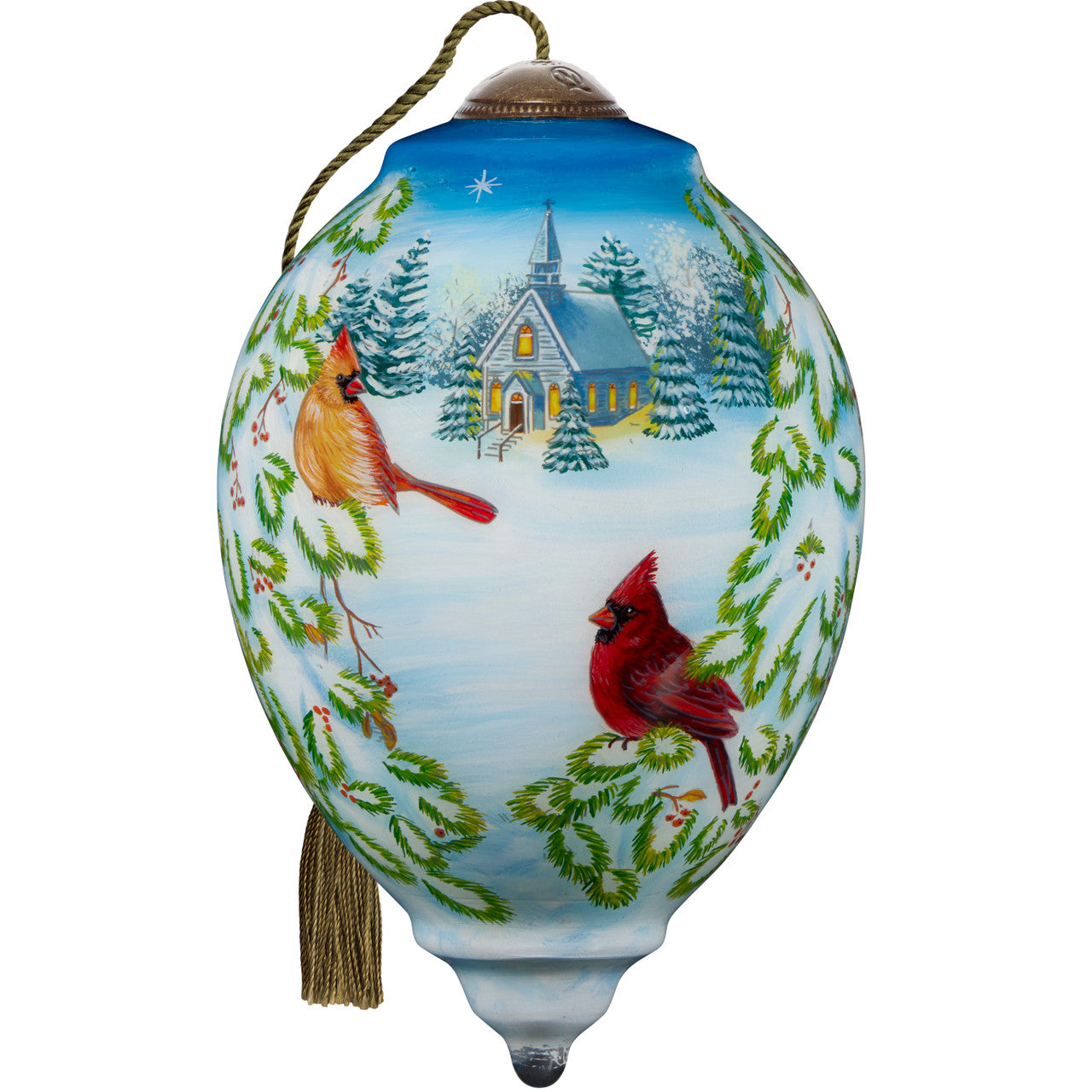 Let Heaven And Nature Sing Cardinal Ornament - Image