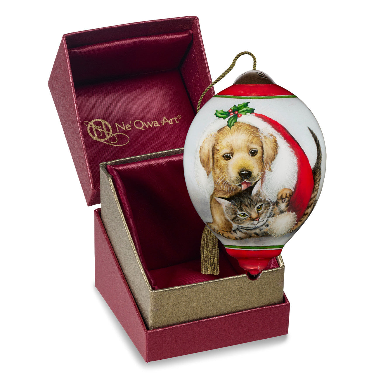 Santa Paws Ornament - Image