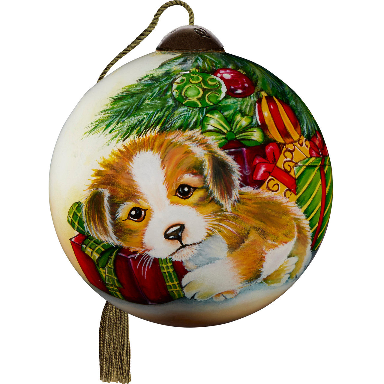 Santa Loves Me Ornament - Image