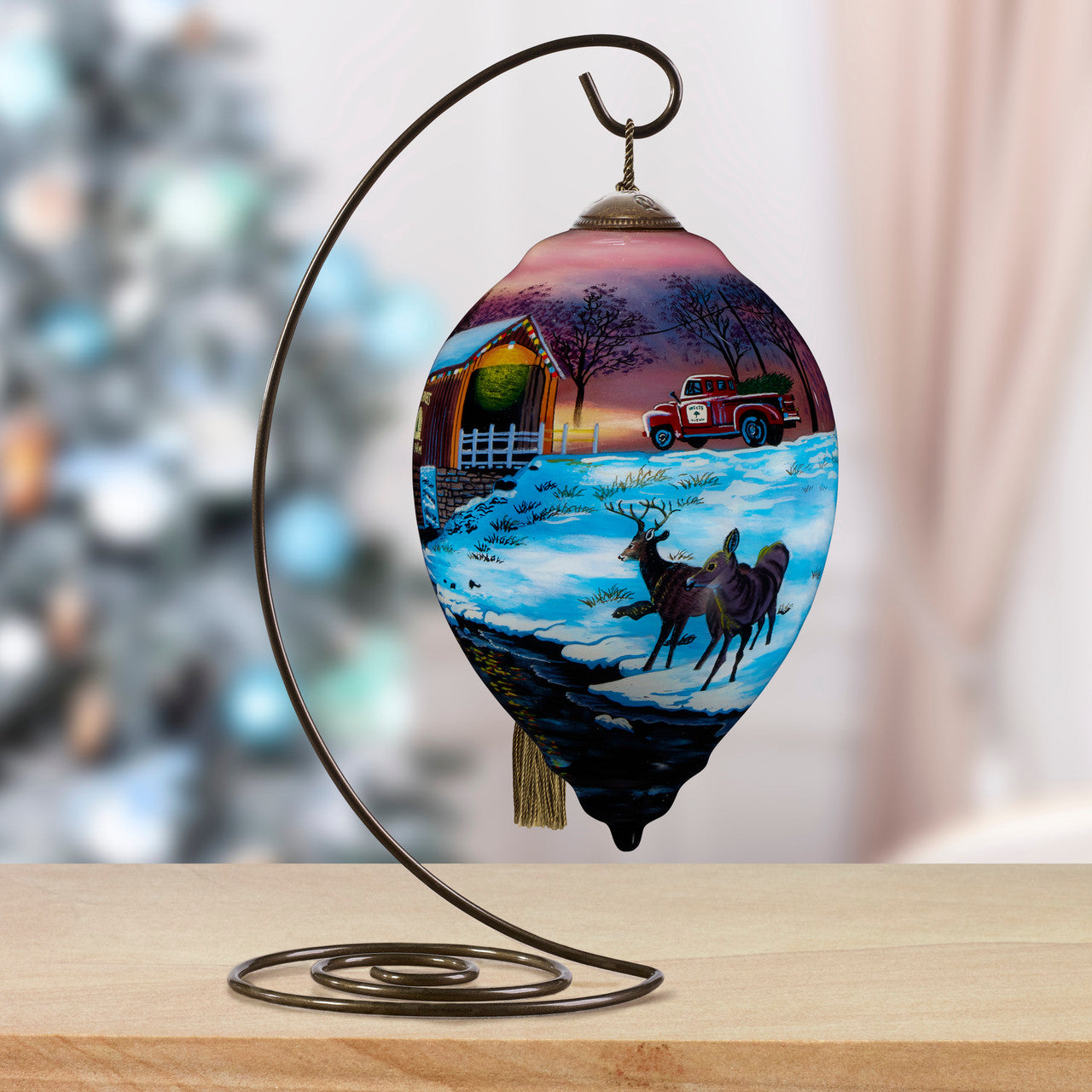 Ne'Qwa Art 7241147 Holiday Traditions Darrell Bush Hand-Painted