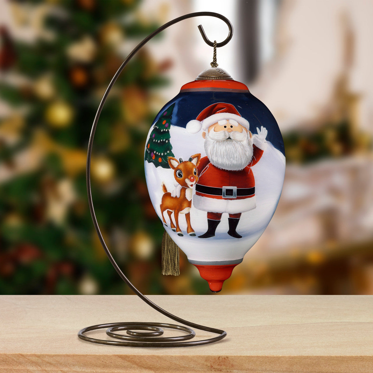 Ne'Qwa Art Shine Bright Rudolph The Red-Nosed Reindeer Hand