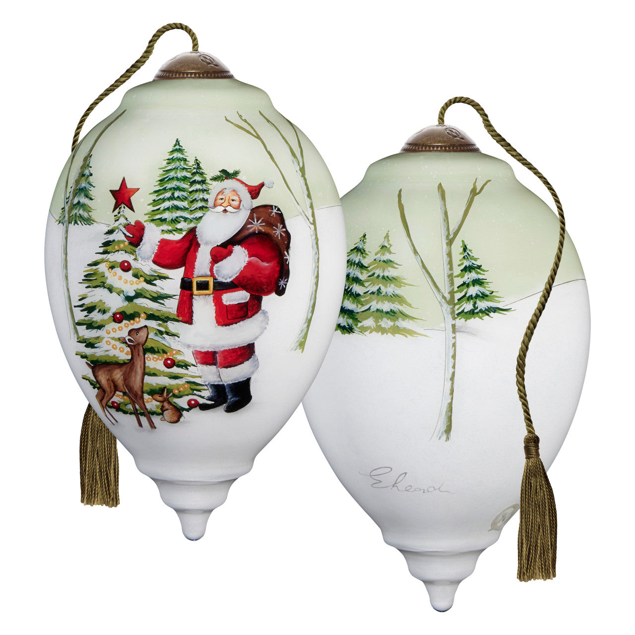 Bringing Good Cheer To All Ornament - Image