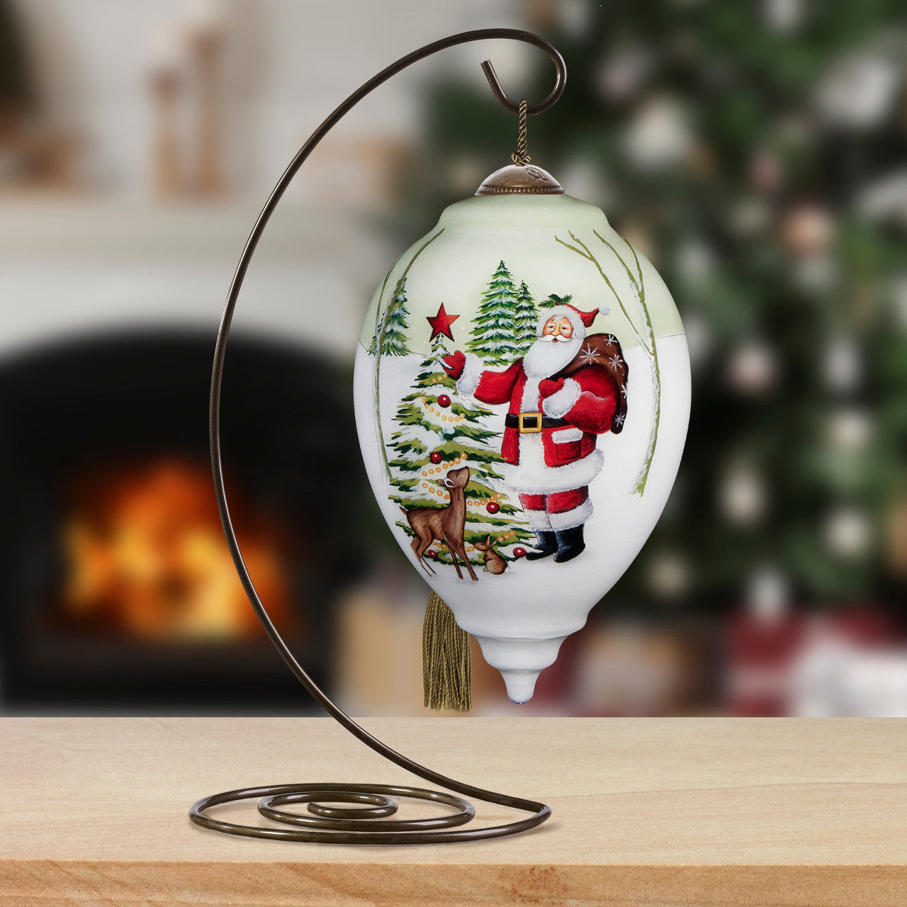 Bringing Good Cheer To All Ornament - Image