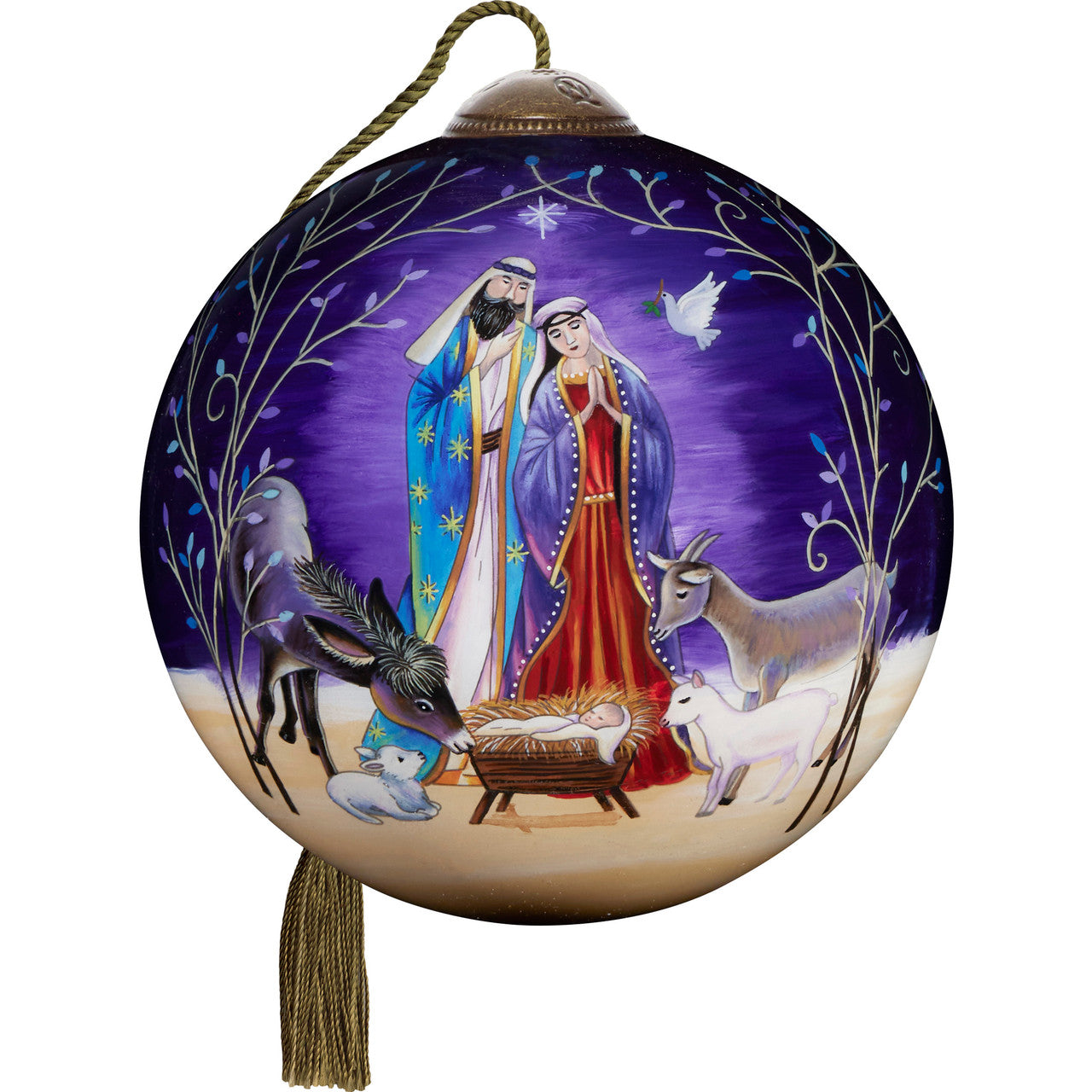 Behold The Newborn King Ornament - Image