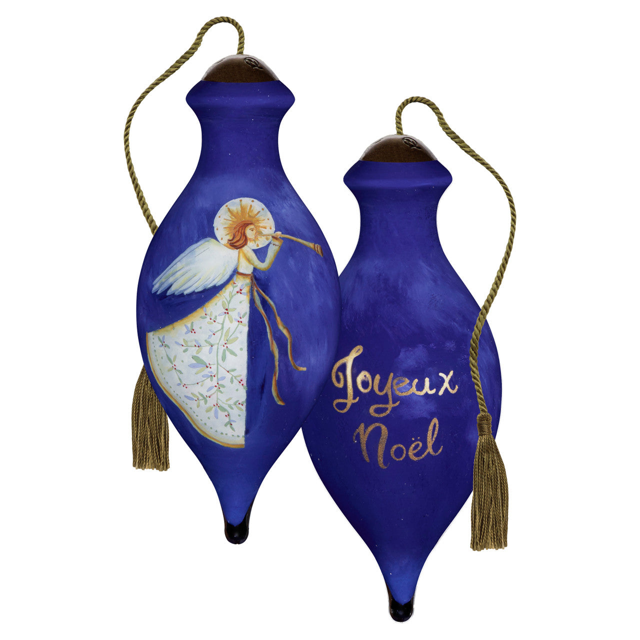 Ne'Qwa Art 7251125 Joyeux Noel Ileana Oakley Hand Painted Blown