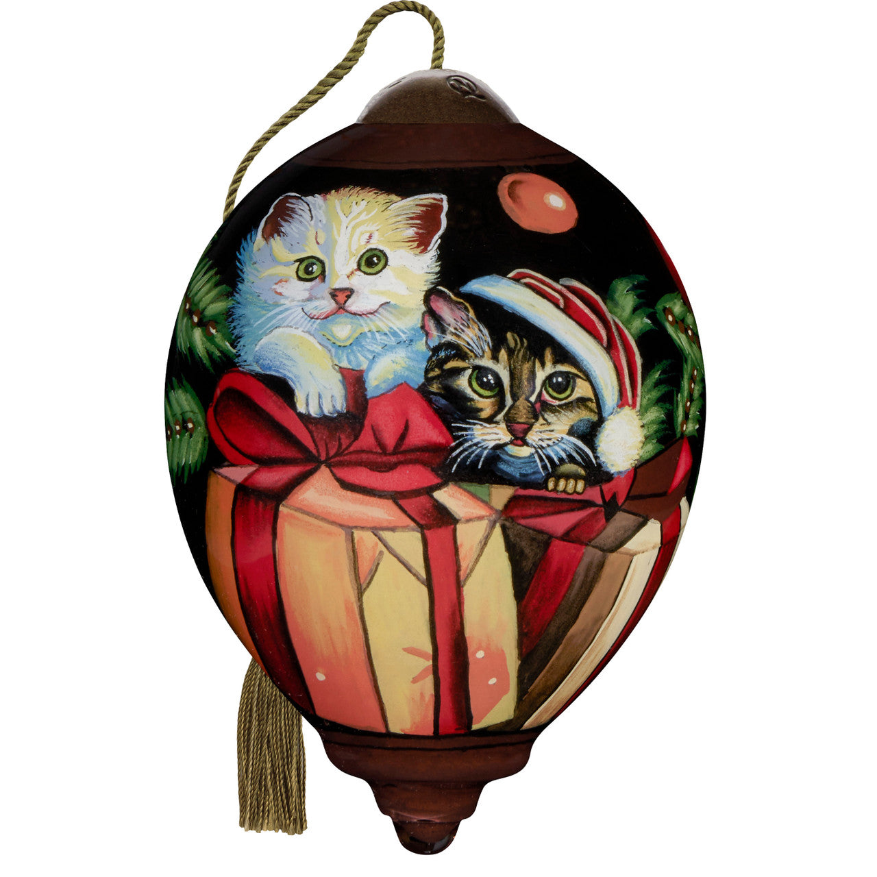 Meowy Christmas Ornament - Image