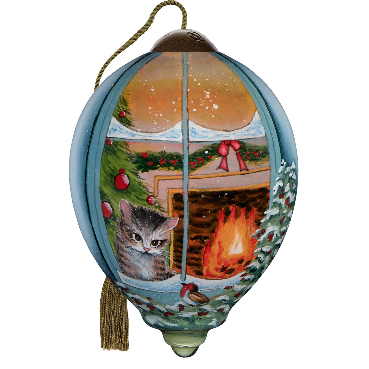 A Christmas Visitor Ornament - Image