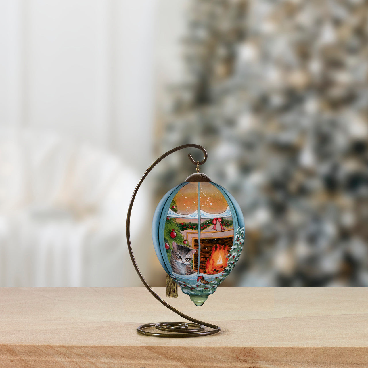 A Christmas Visitor Ornament - Image