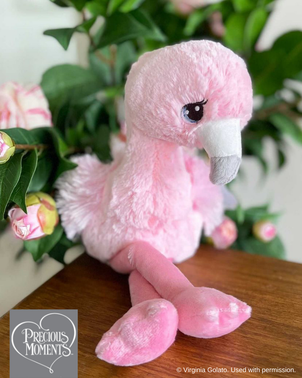 You Are Outstanding Flora Flamingo Stuffed Animal - Image