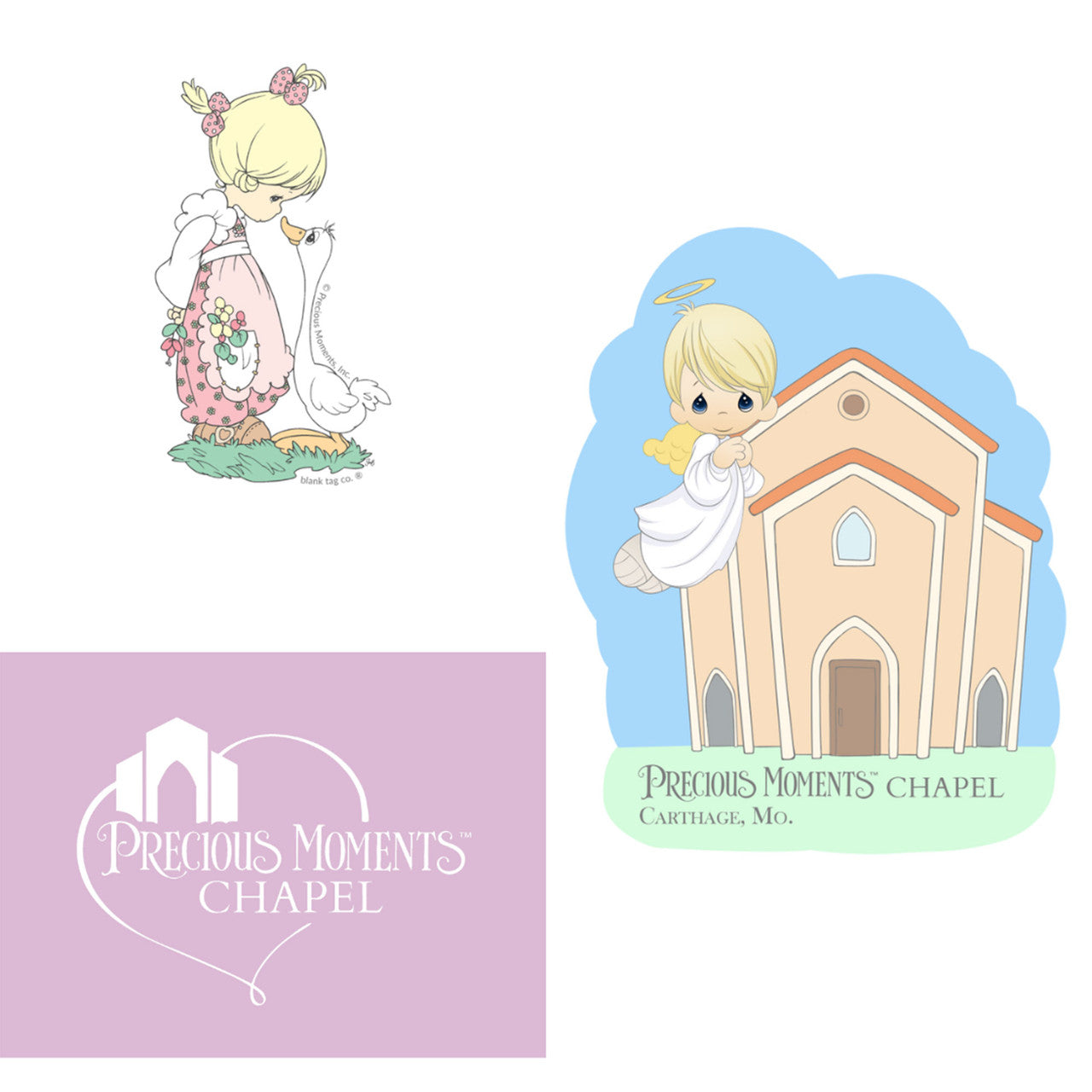 Chapel Exclusive 3-Pack Waterproof Sticker Set