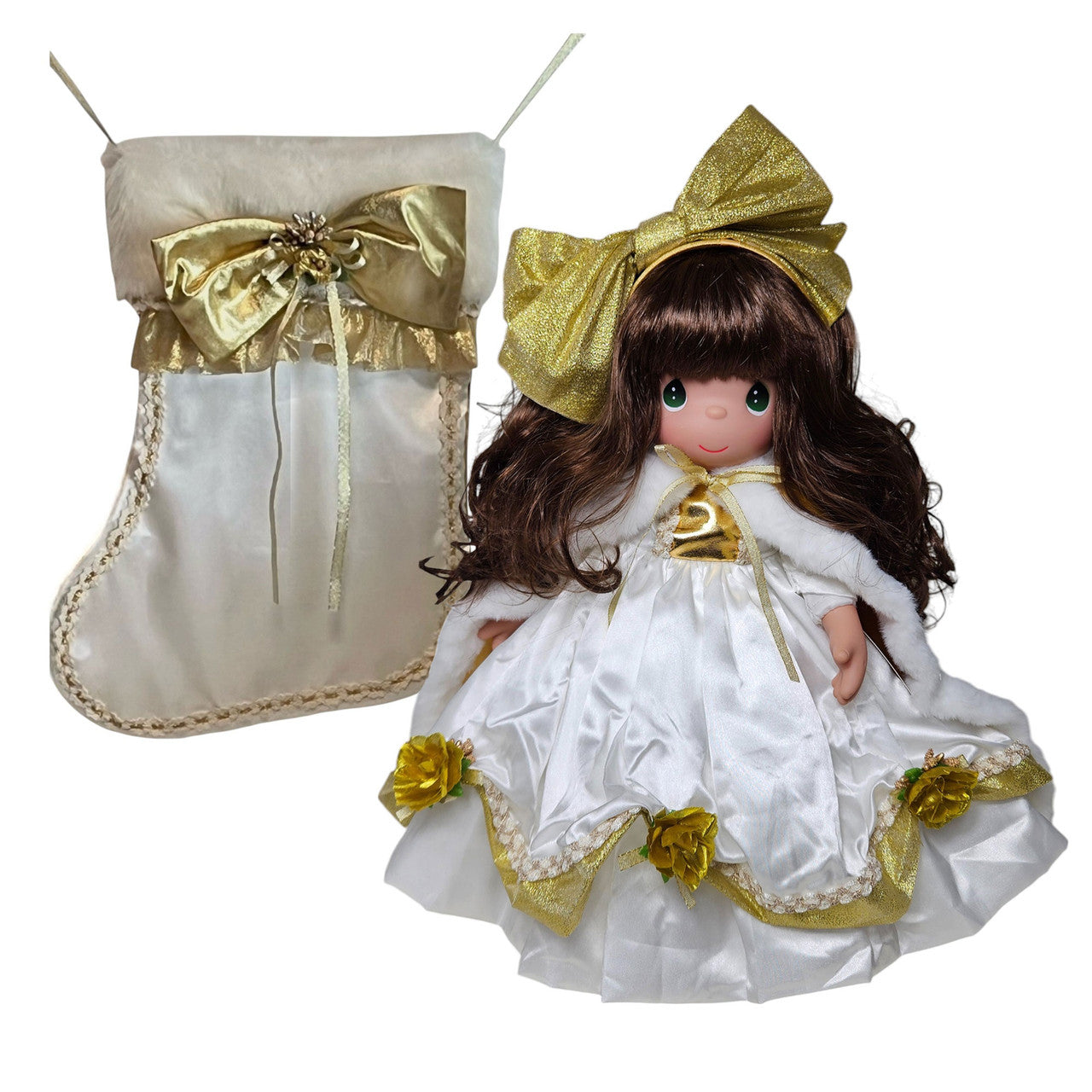 We Wish You A Golden Christmas 33rd Annual Stocking Doll - Image