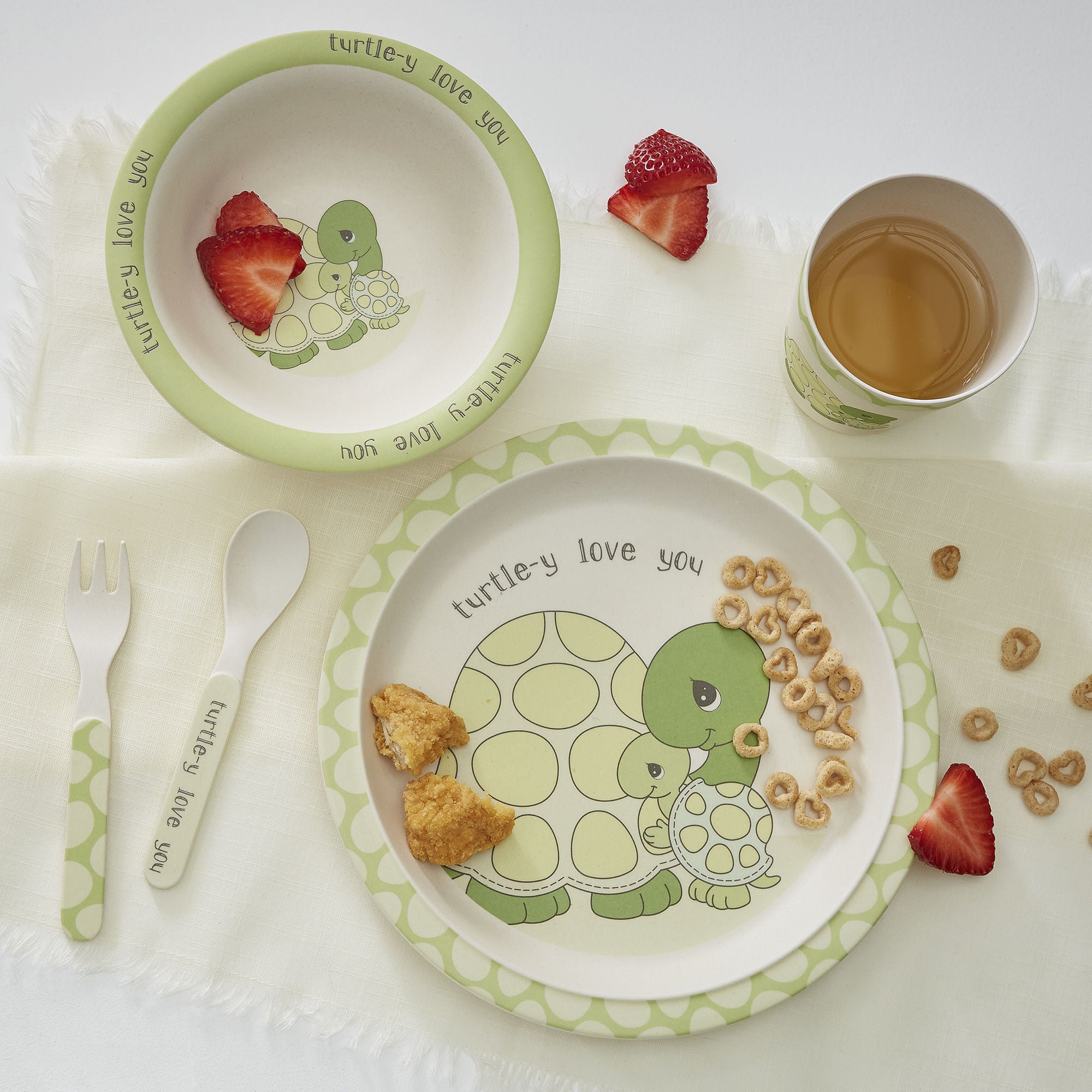Turtle-y Love You Bamboo Mealtime Set