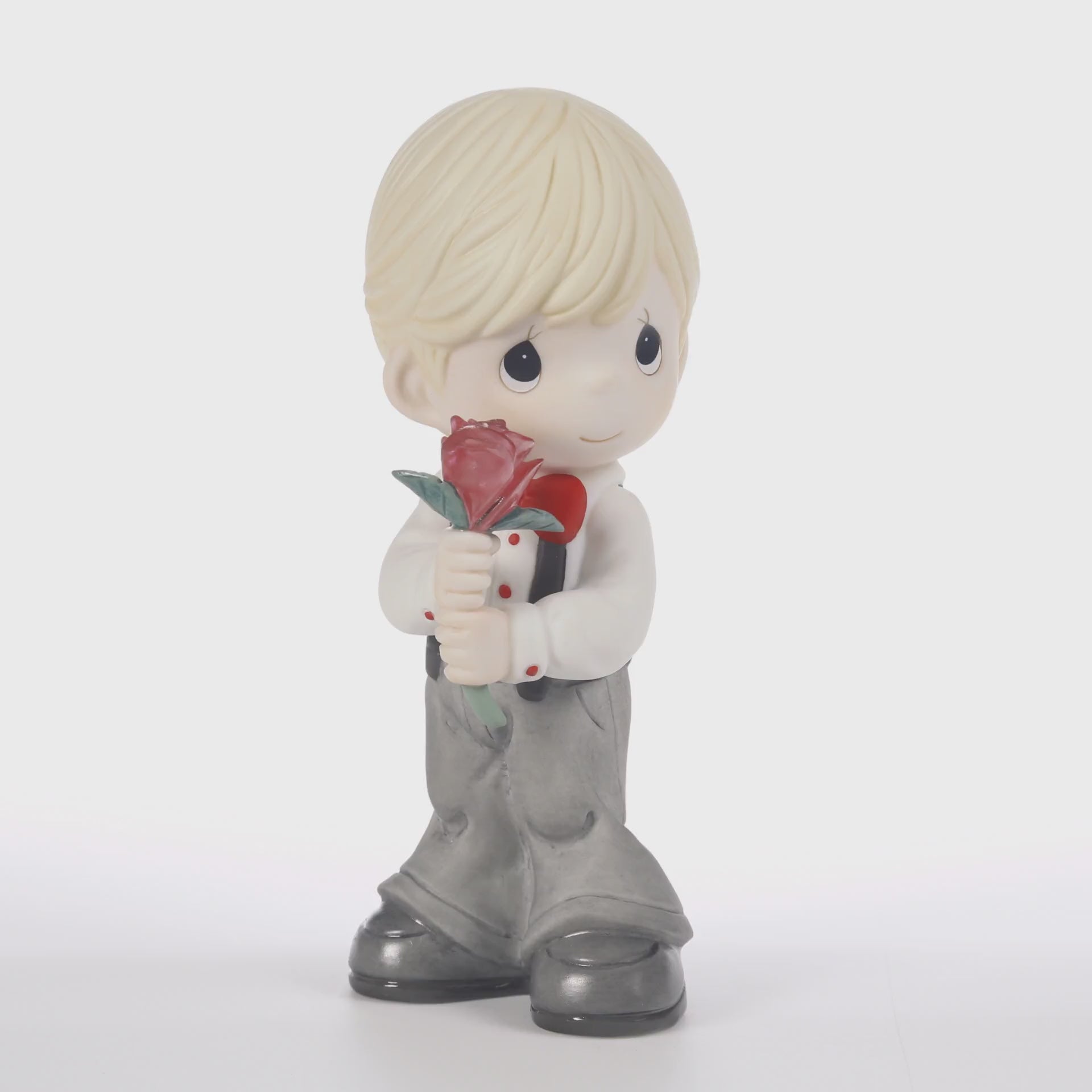 Precious Moments 242003 I'll Always Pick You Boy Bisque Porcelain