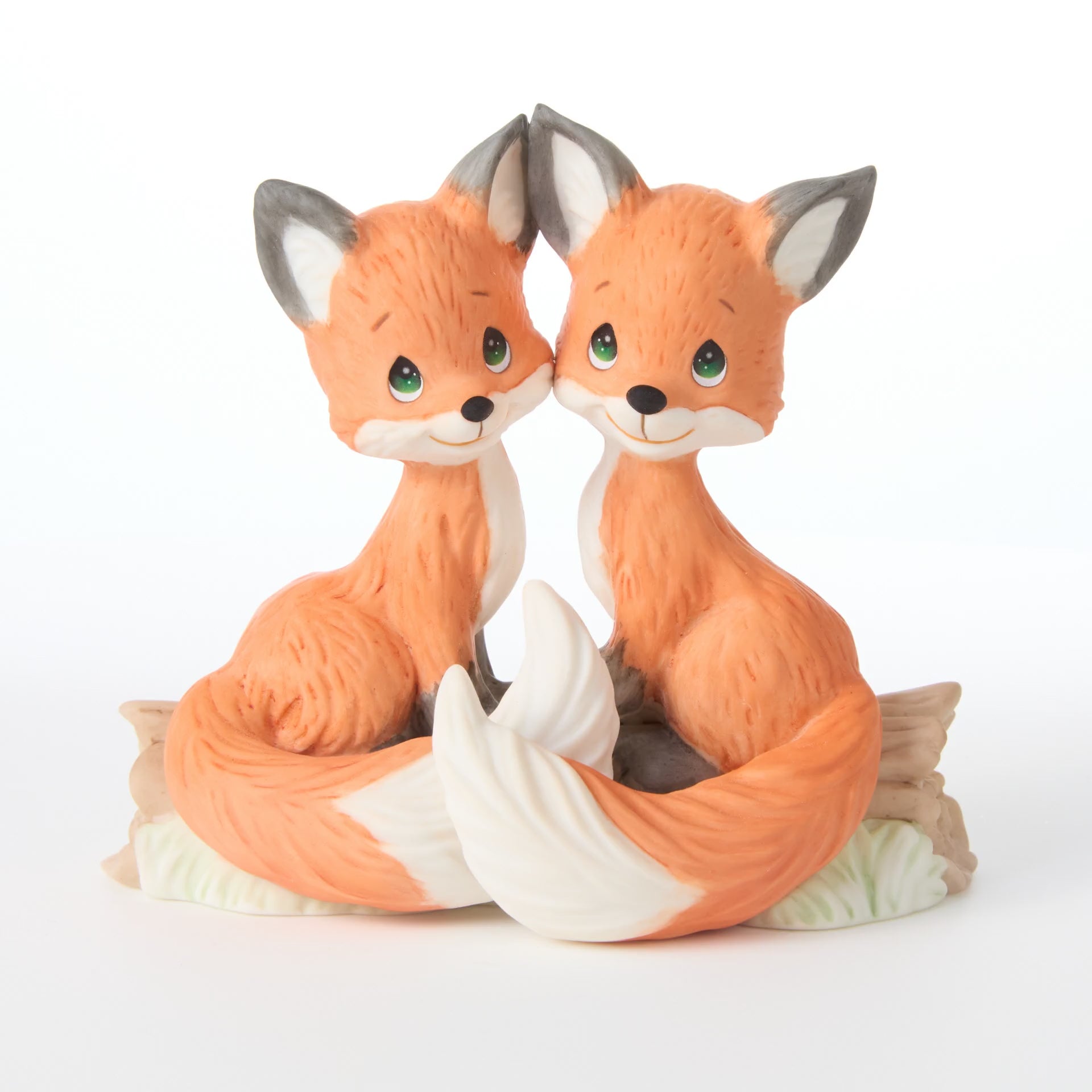 Precious Moments 252003 Fur-ever By Your Side Fox Couple Bisque