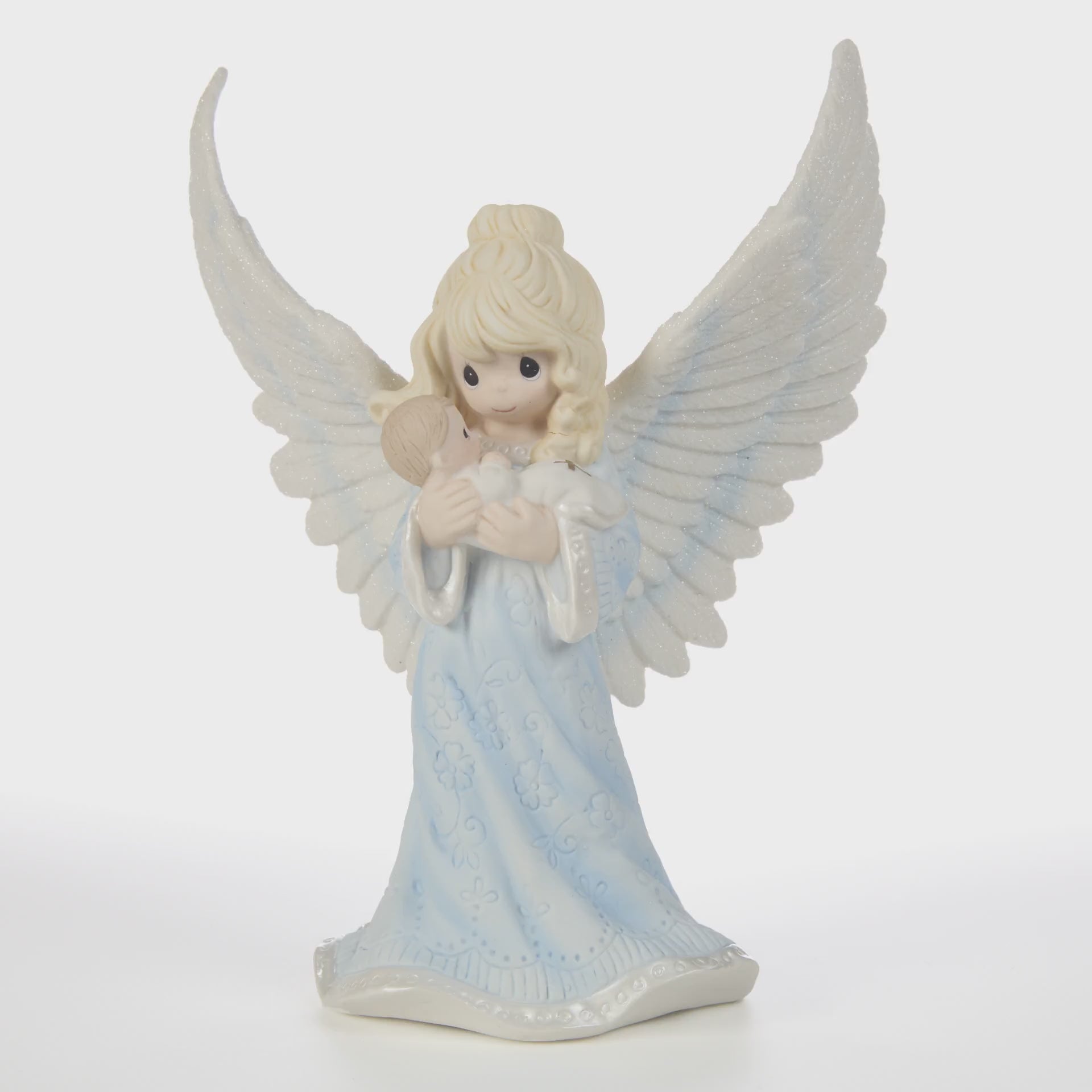 God May 242014 Moments Precious \" 神よ、私たちをお守りください \" プレシャスモーメント Send And You Watch To Angels His 置物