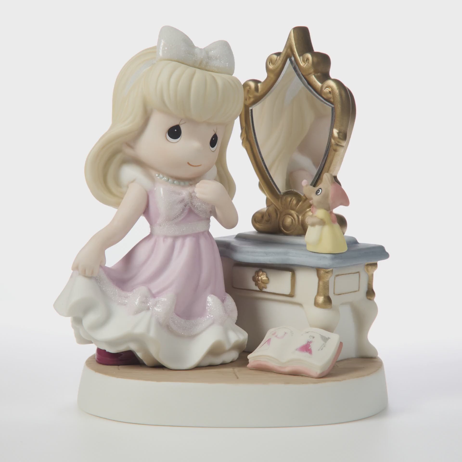 Precious Moments Disney フィギュア Precious Moments 251036 You're A Princess Within Disney Cinderella