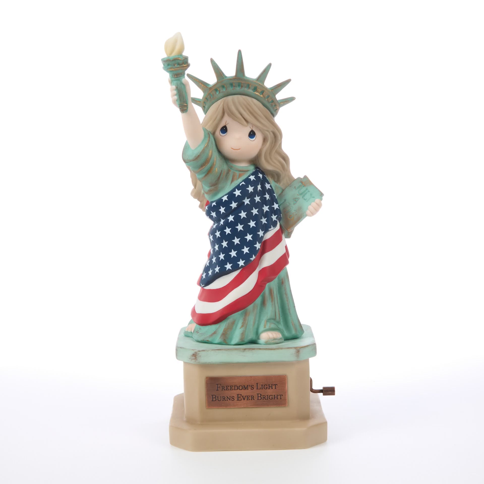 Precious Moments 252031 Freedom's Light Burns Ever Bright Statue