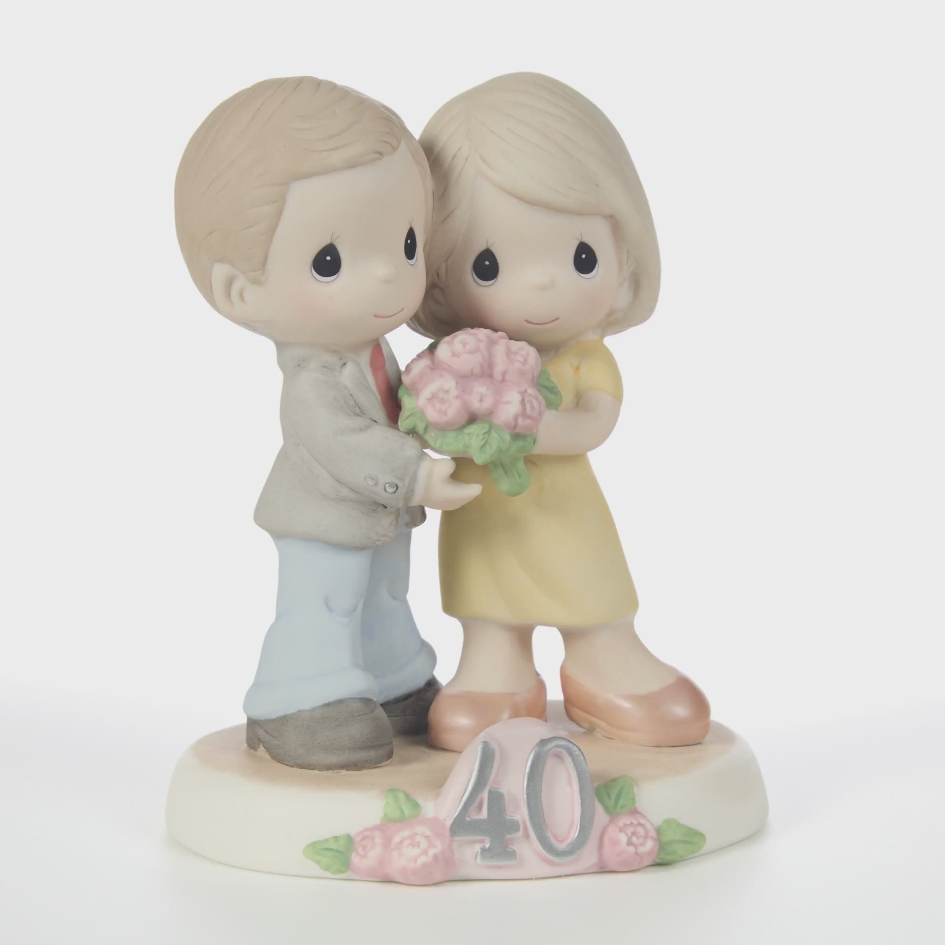 Precious Moments 223018 Forty Loving Years Together Bisque
