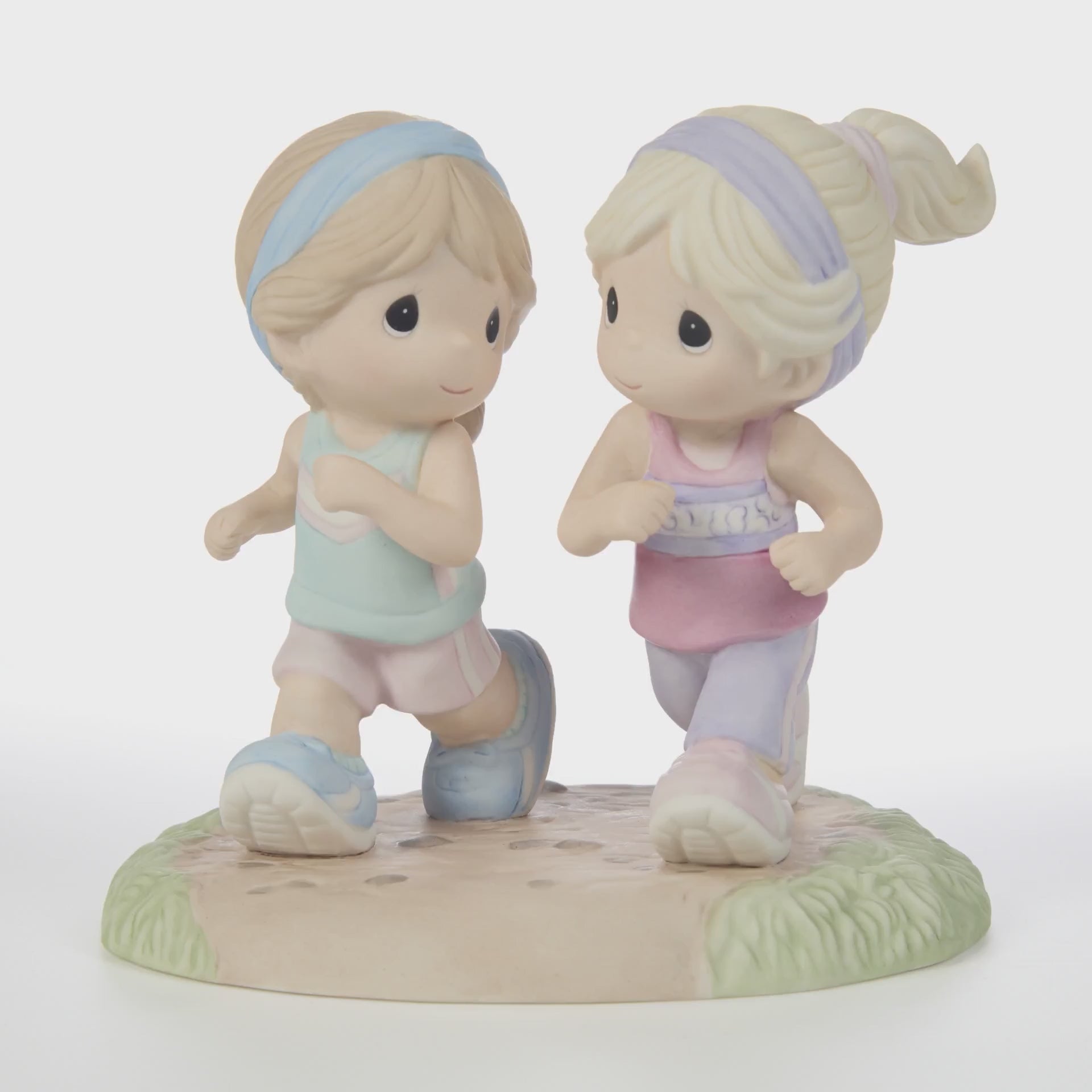 Precious Moments 232020 Find Your Happy Pace Bisque Porcelain Figurine