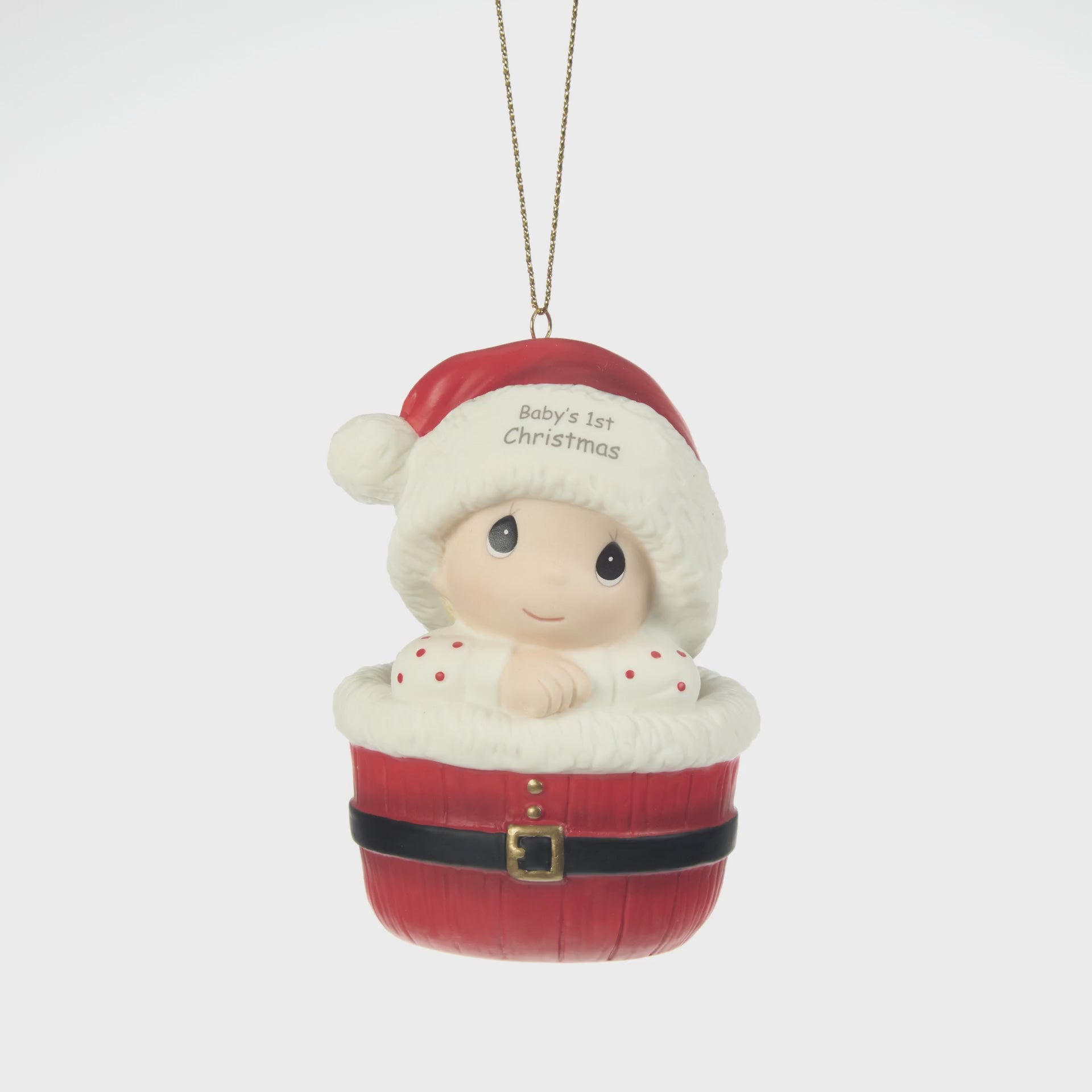 プレシャスモーメンツ Precious Moments　サンタさん　クリスマス Precious Moments 251029 Baby's First Christmas Bisque Porcelain