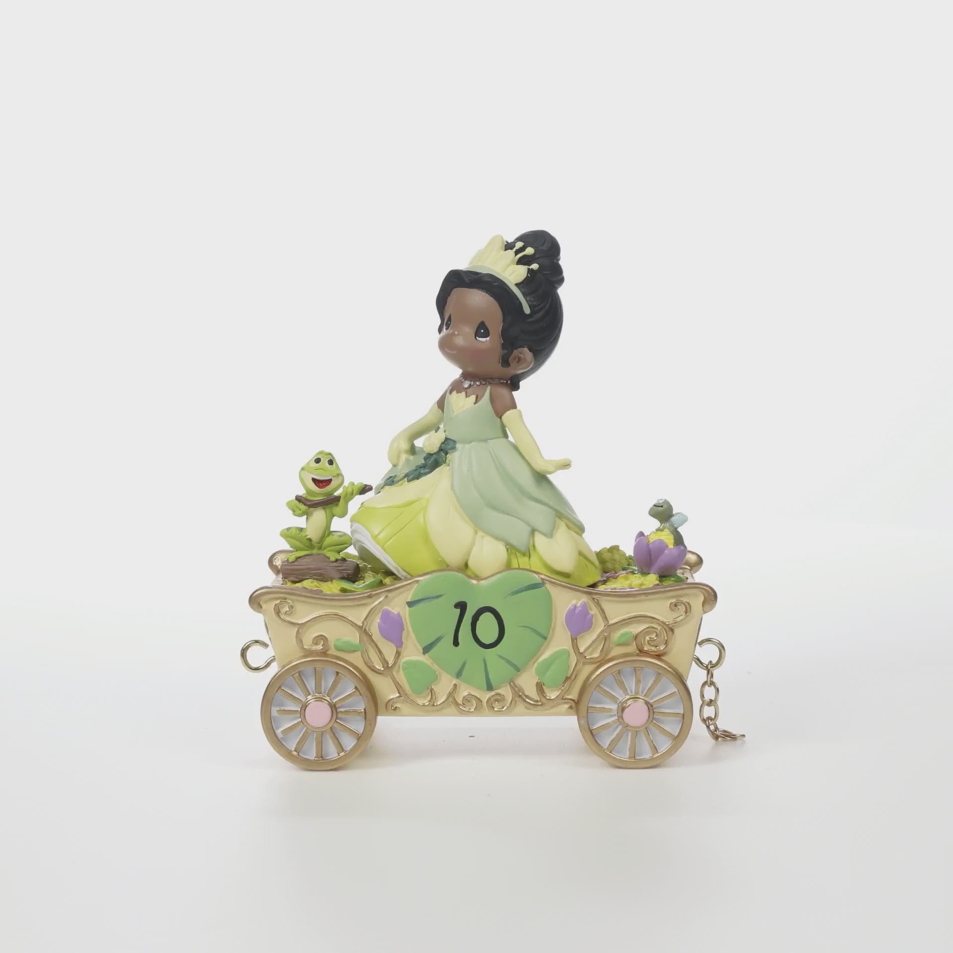 Precious Moments Disney フィギュア Disney Showcase Disney Birthday Parade Tiana Figurine, Double