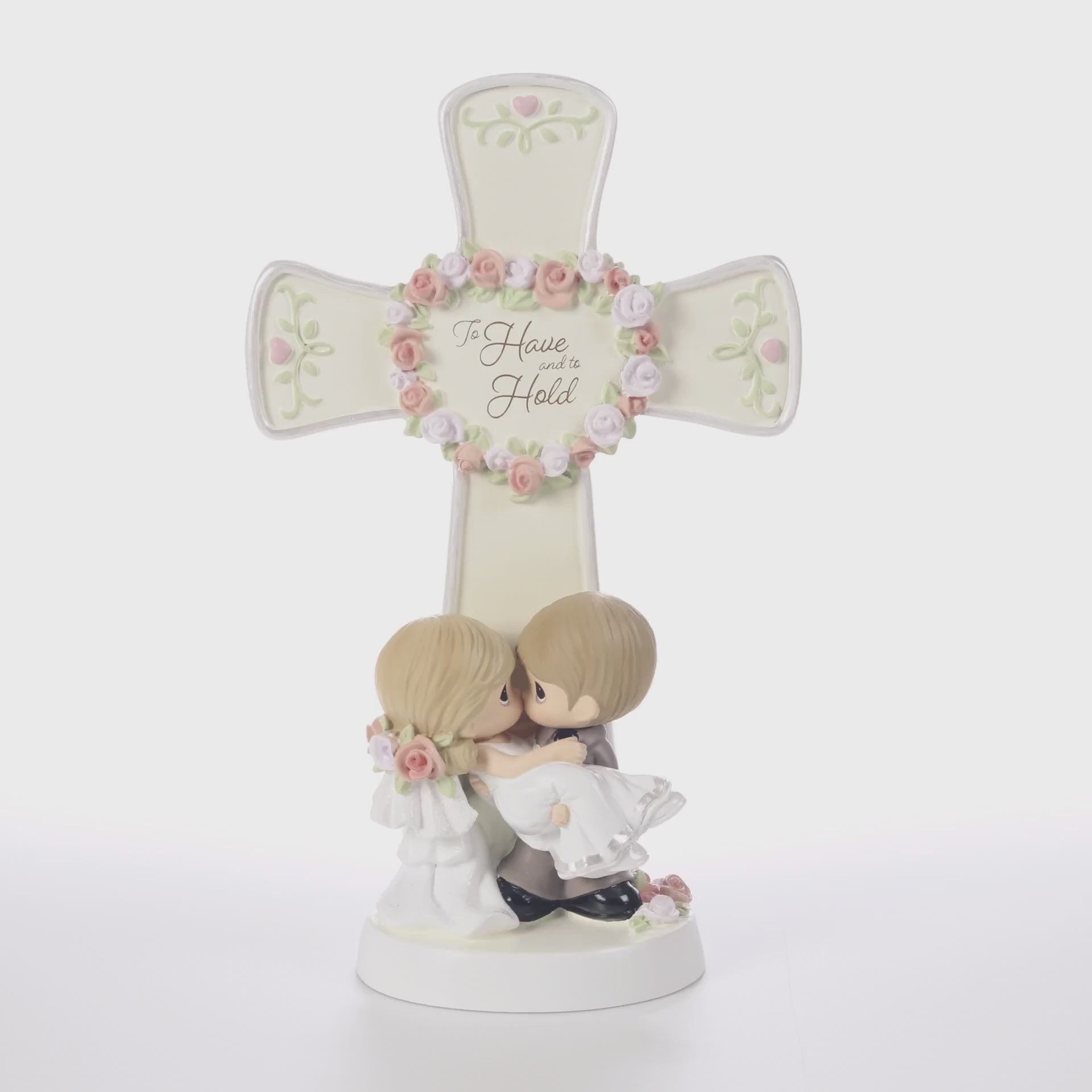 Precious Moments To Have And To Hold Resin Wedding Cross
