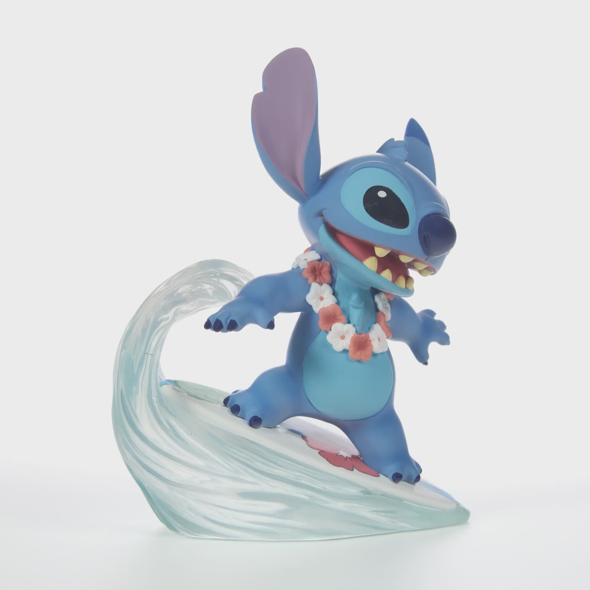 Precious Moments 242715 Riding The Waves Disney Stitch Resin Figurine