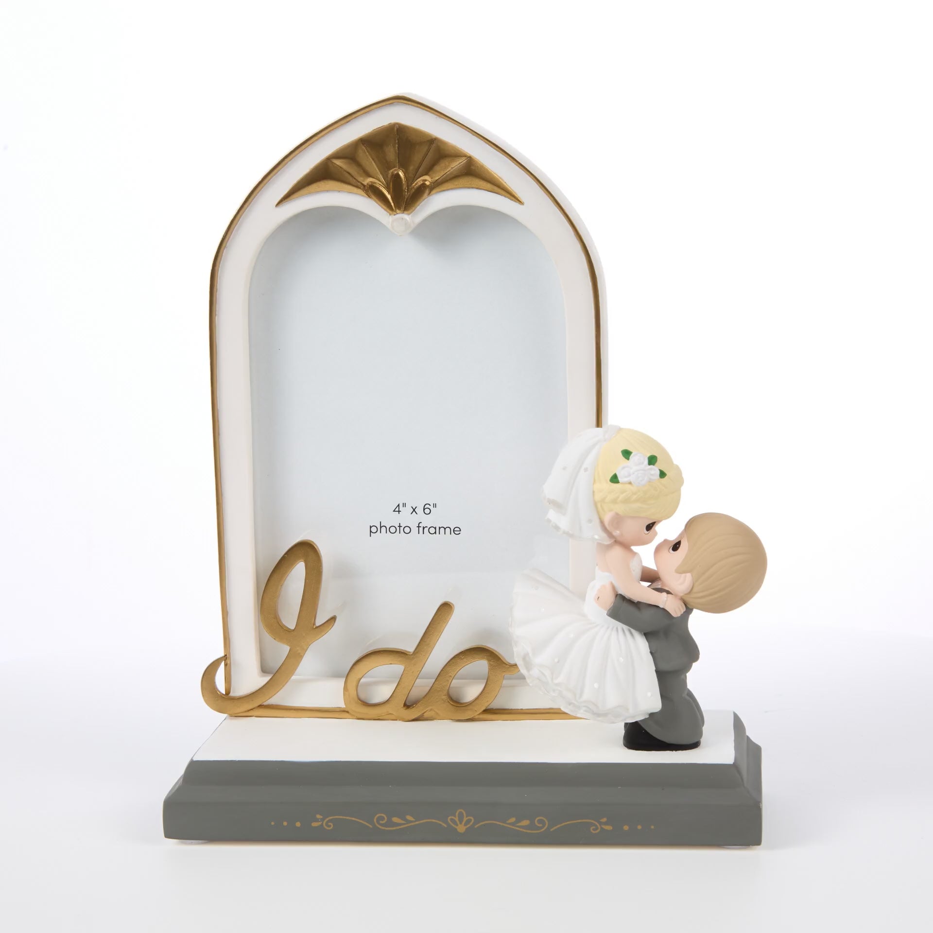 Precious Moments 252420 I Do Wedding Photo Frame, Resin and Glass