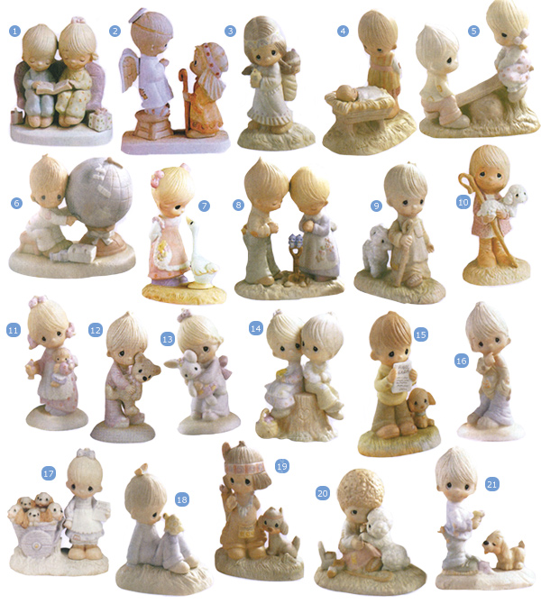 The History Of Precious Moments, Part 4: The Original 21 Precious Moments  Figurines - Precious Moments Co. Inc.